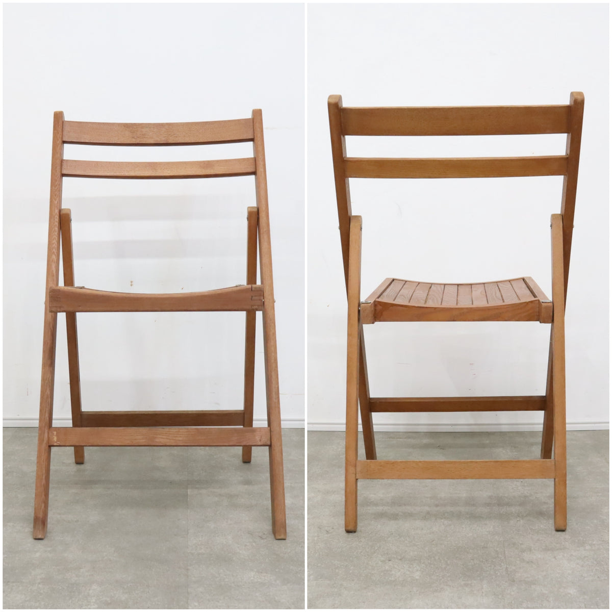 ファッション通販】 【木製フォールディングチェア】折り畳み椅子 真鍮 