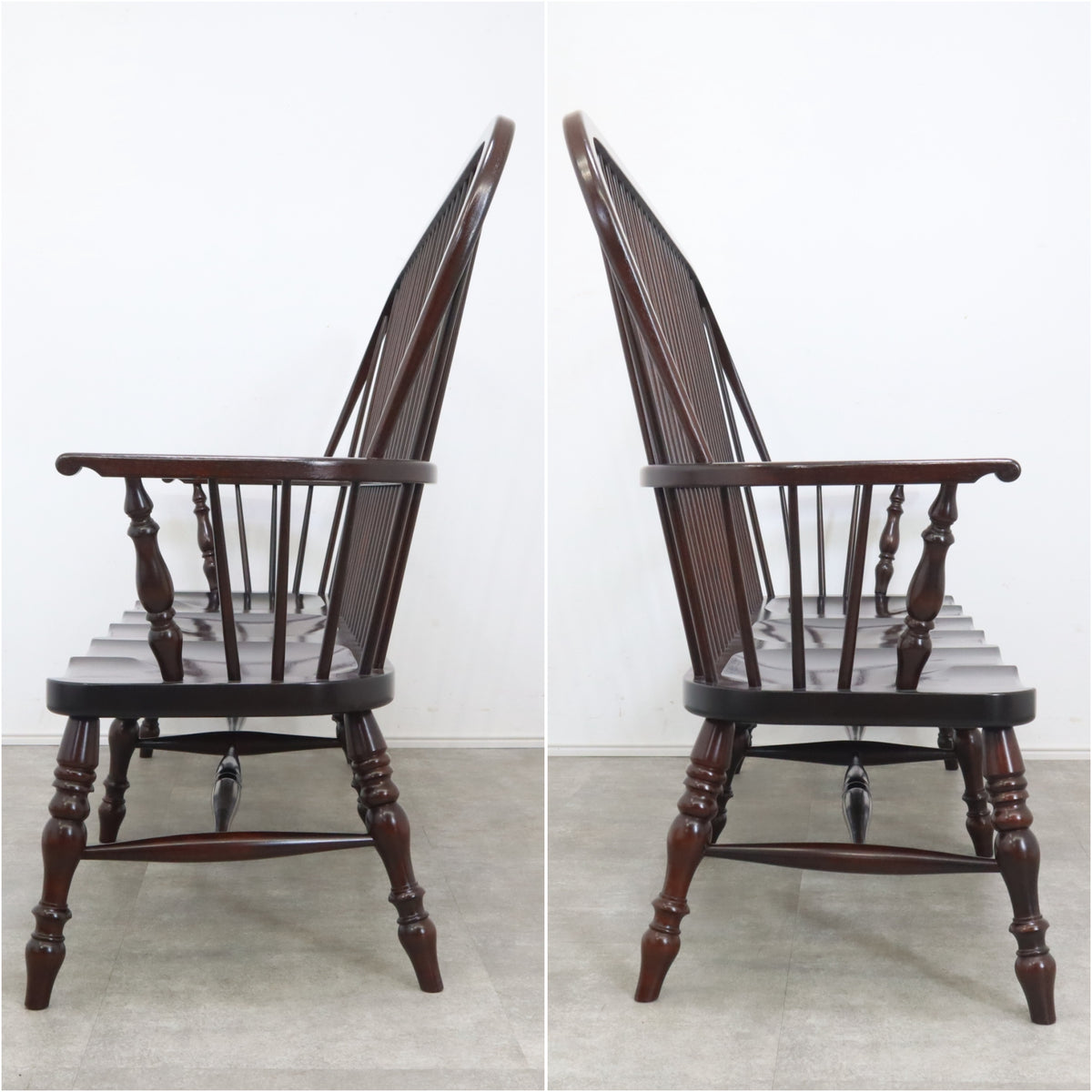 楽天市場】松本民芸家具 #513型長ウィンザーチェア ［2人掛・ 3人掛