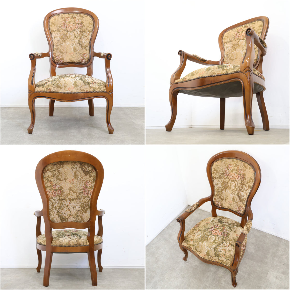 アンティーク調 エレガントなアームチェア No.2 – バナルオンライン