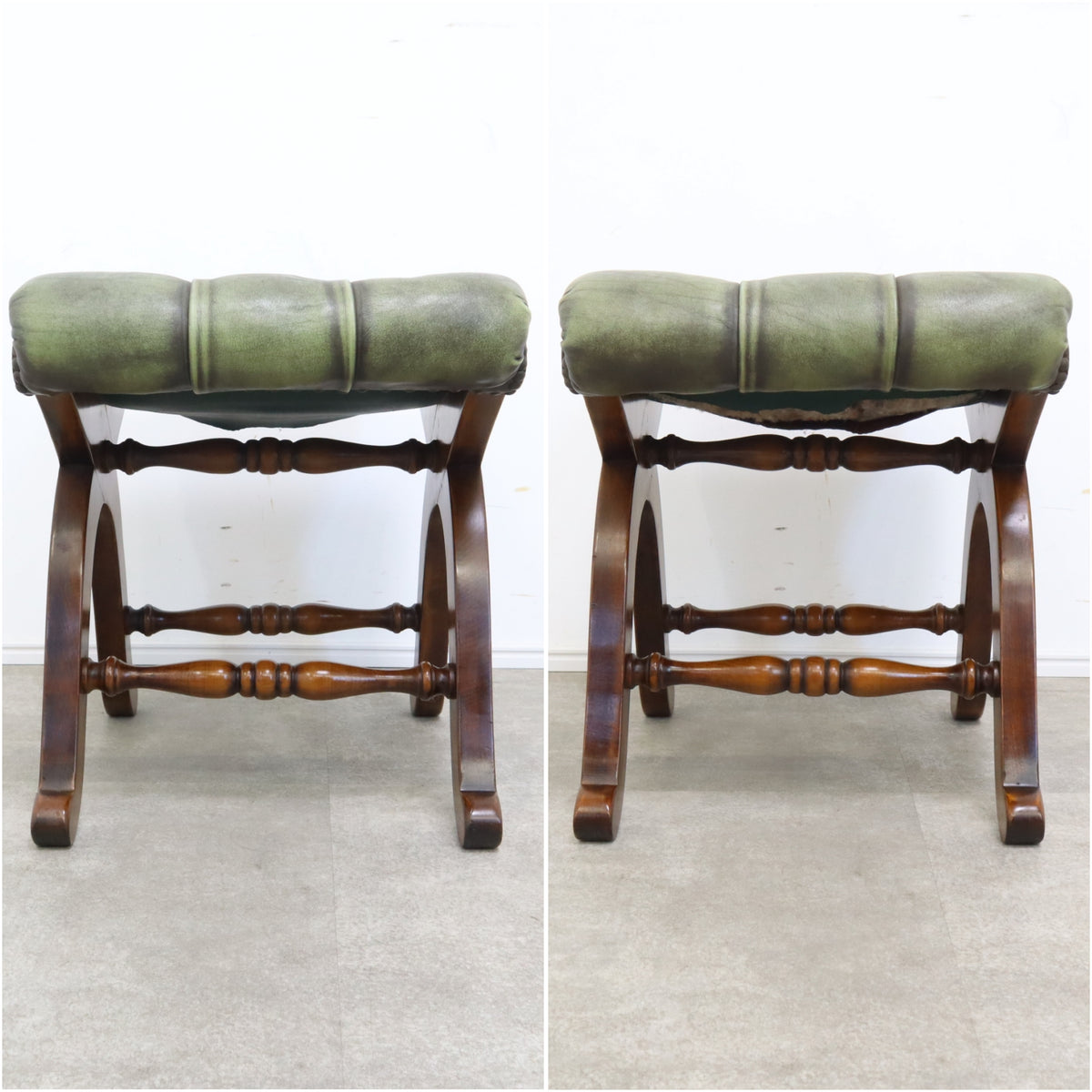 バロッサバレンテ/VARO,S.A. VALENTI レザースツール オットマン バロッサバレンテ/VARO,S.A. VALENTI レザースツール オットマン