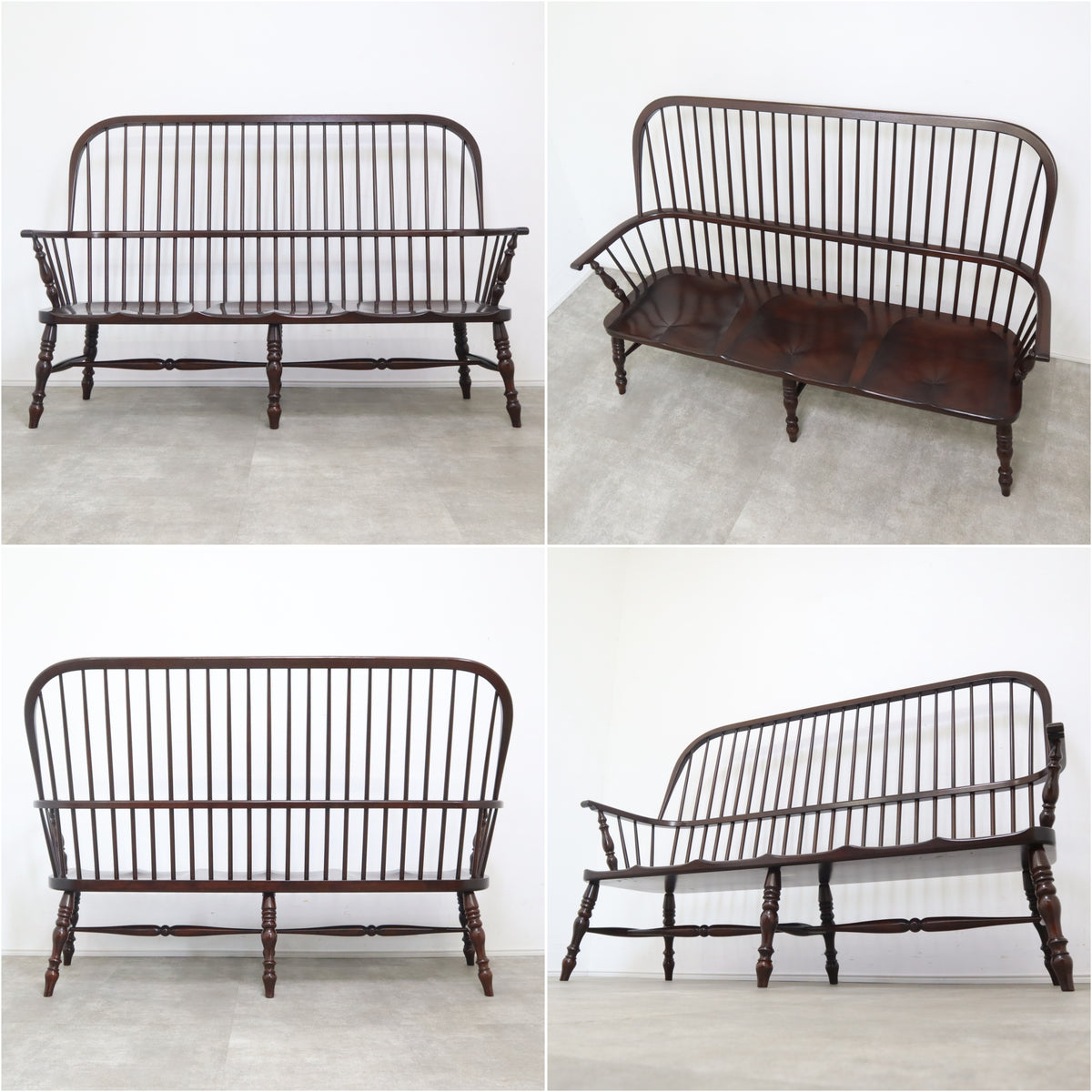 松本民芸家具 #513型長ウィンザーチェア ［2人掛・ 3人掛］ベンチ 松本