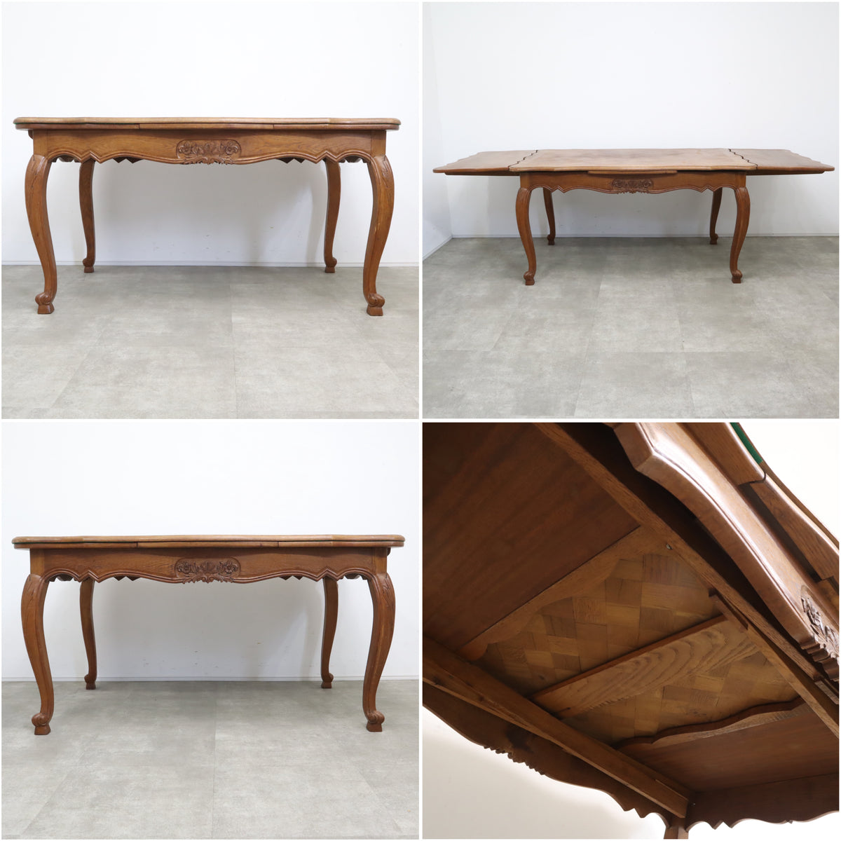 フランス アンティークのエクステンションテーブル・ダイニング