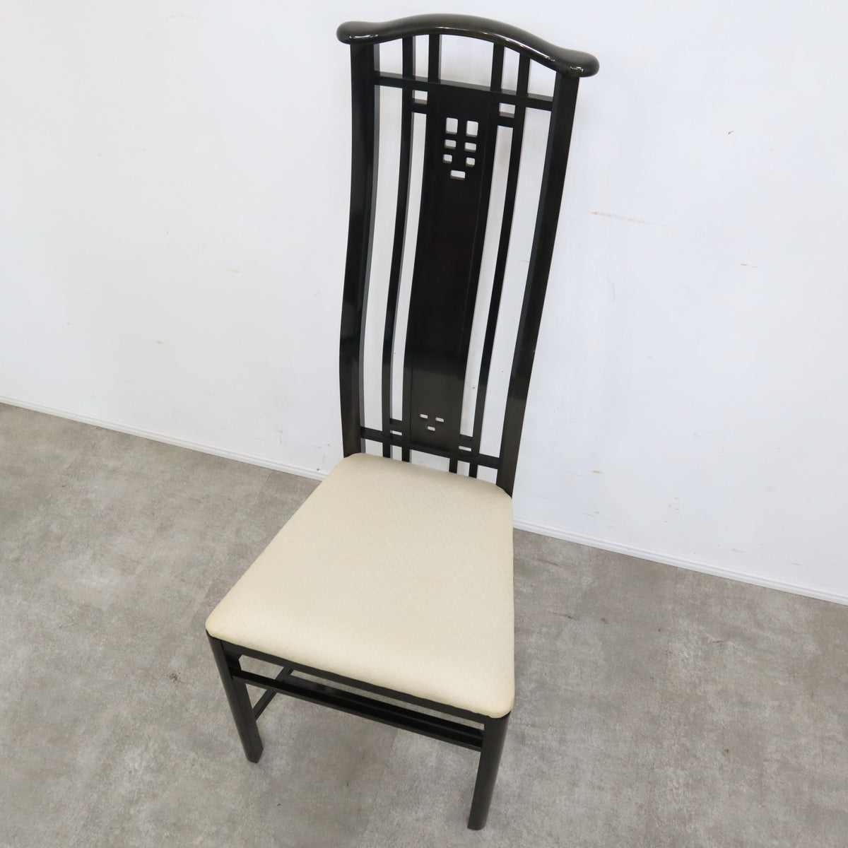 ꧁GIORGETTI ジョルジェッティ꧂ハイバックダイニングチェア3脚 食卓椅子 GIORGETTI ジョルジェッティ ダイニングチェア イタリア