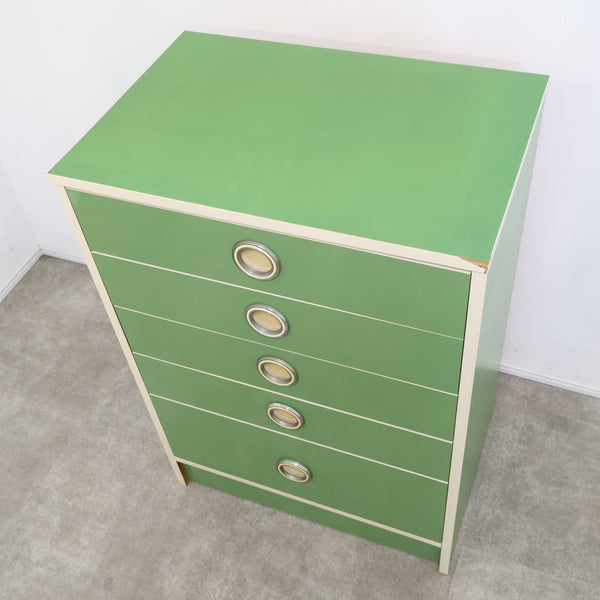 ミントグリーンのチェスト