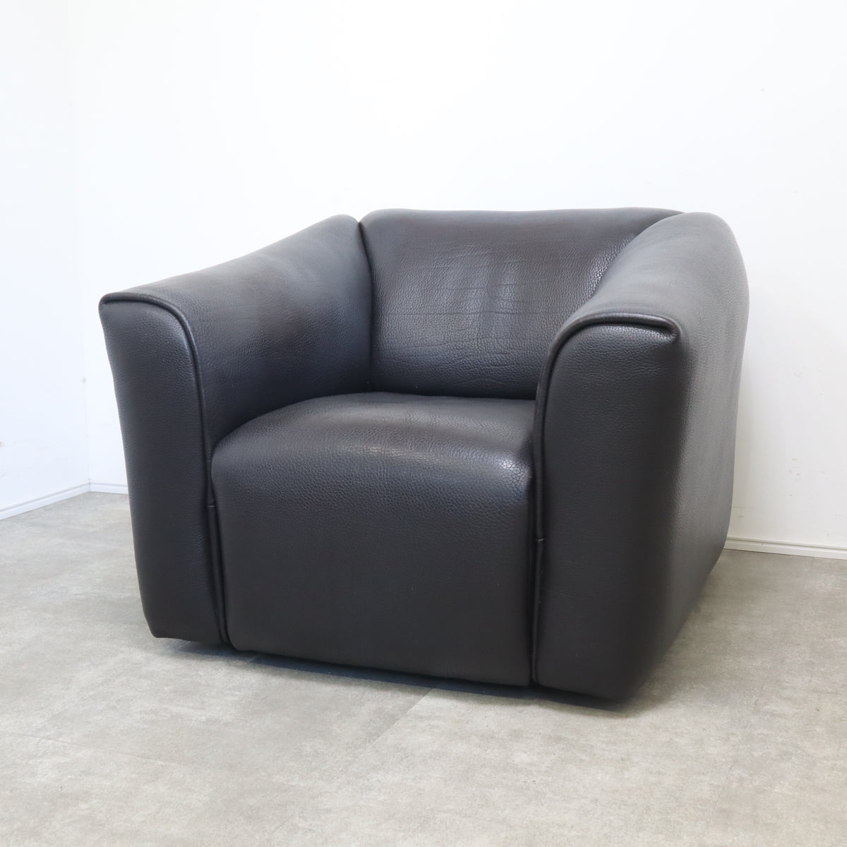 de sede/デセデ DS-47 1pソファ オットマン付 総本革 高級 美品 最