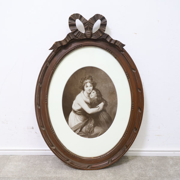 リボンモチーフのアンティークフレーム No.1