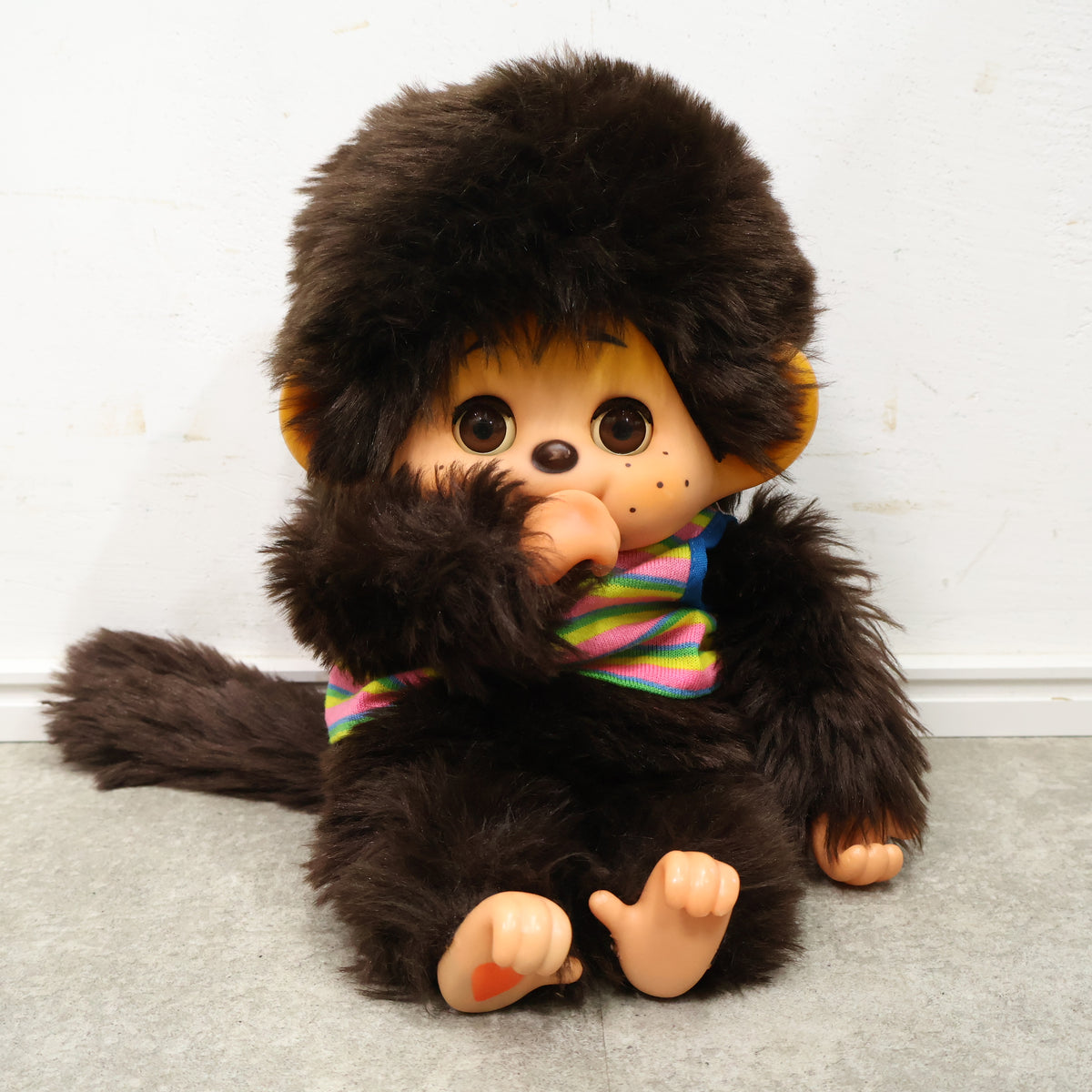 モンチッチ 約34cm スリープアイ ふた子のモンチッチ まごころの人形タグ付き モンチッチ 約34cm スリープアイ ふた子のモンチッチ まごころの人形