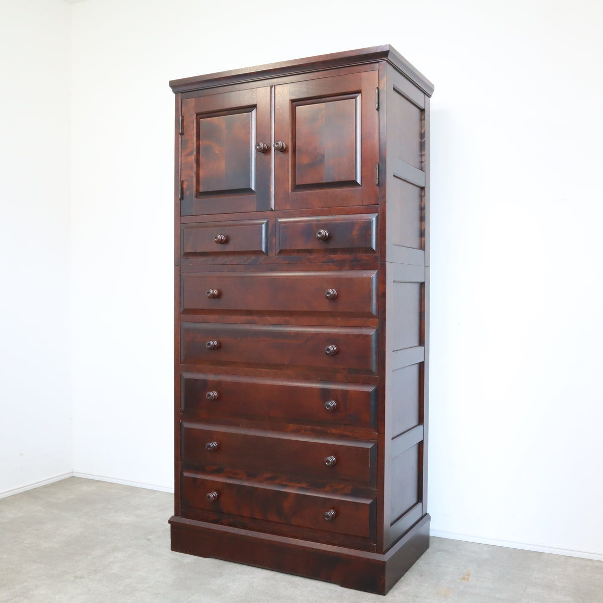 北海道民芸家具　ローチェスト 北海道民芸家具 ライティングビューロー 買取専門【アドア東京