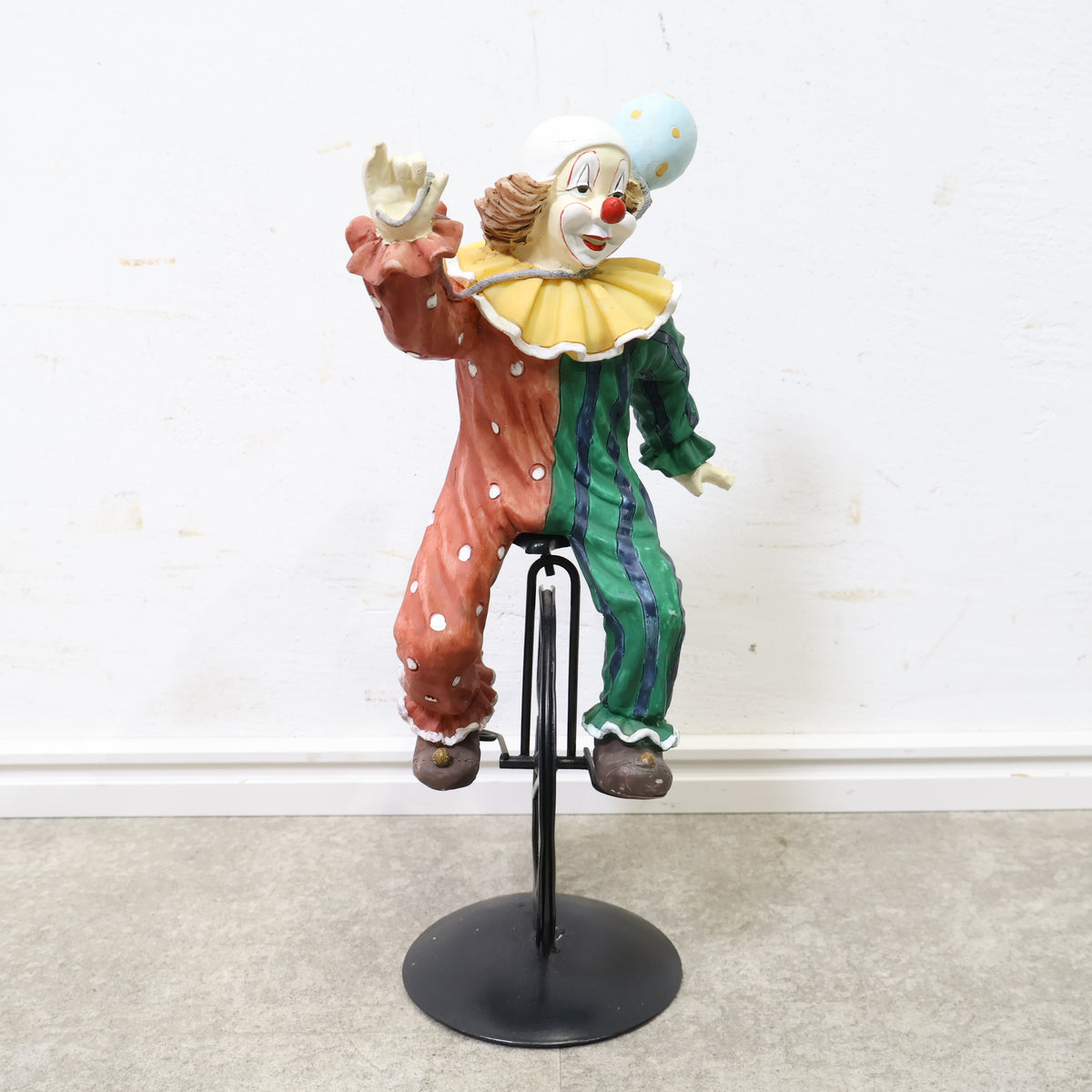 アンティークなピエロのオブジェ 一輪車に乗ったピエロのオブジェ – バナルオンラインショップ（BANUL