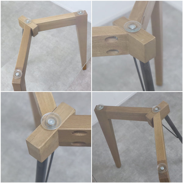 【店舗受取限定】a.depeche/アデペシュ G-knot glass table 1500 ジーノットグラステーブル
