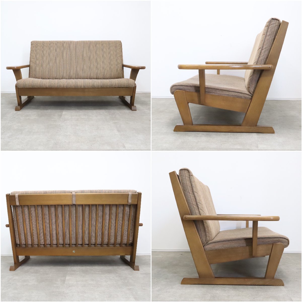 飛騨産業 キツツキマークの2人掛けソファ – バナルオンラインショップ