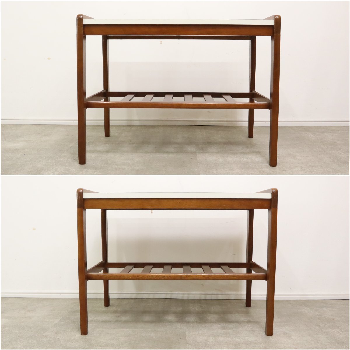 オールドカリモクのコーヒーテーブル・サイドテーブル – バナル