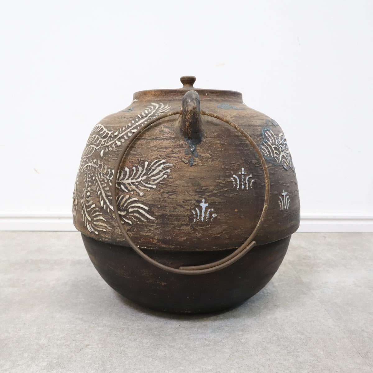 茶釜 茶道具 茶釜 共箱 環付 DT642 【公式通販】