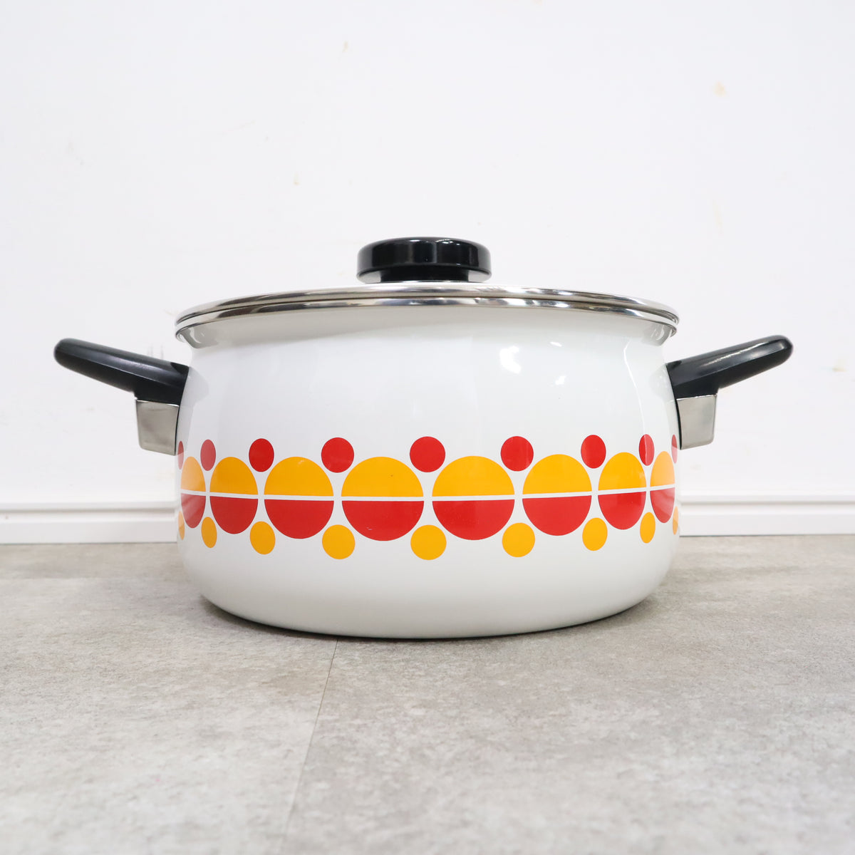 レトロ エヴェレスト ホーロー鍋 エバーレスト レトロポップなホーロー