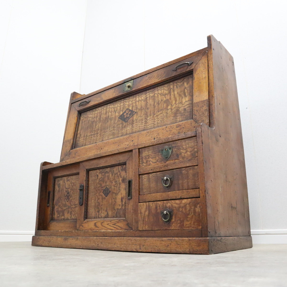 ライティングビューロー ライティングデスク 文机 座敷机 簿記机