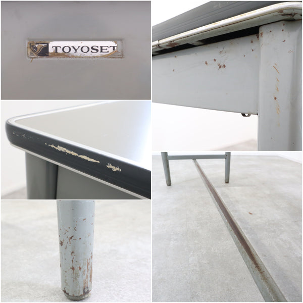 スチールデスク 作業机 ヴィンテージ オフィスデスク