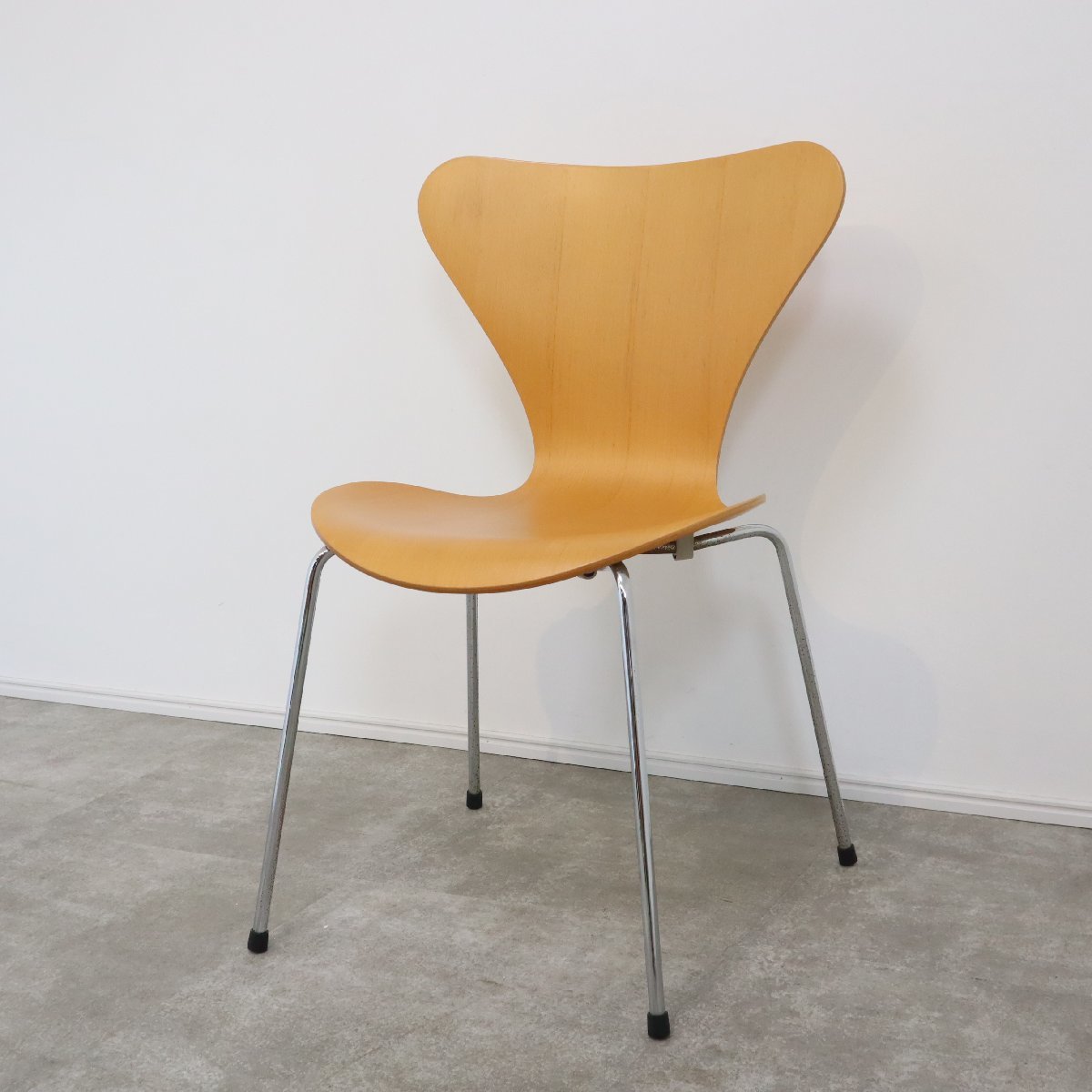 Fritz Hansen/フリッツ・ハンセン セブンチェア クロームレッグ 正規品 椅子 ナチュラルウッド No.2【08B2207059】