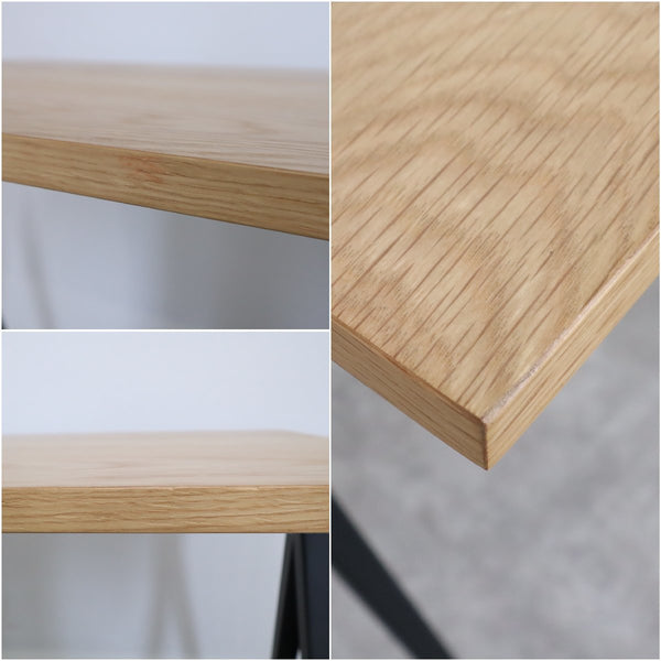 HAY デスク PYRAMID DESK ピラミッドデスク オーク材 アイアンフレーム 作業台 インダストリアル【08D2208025】