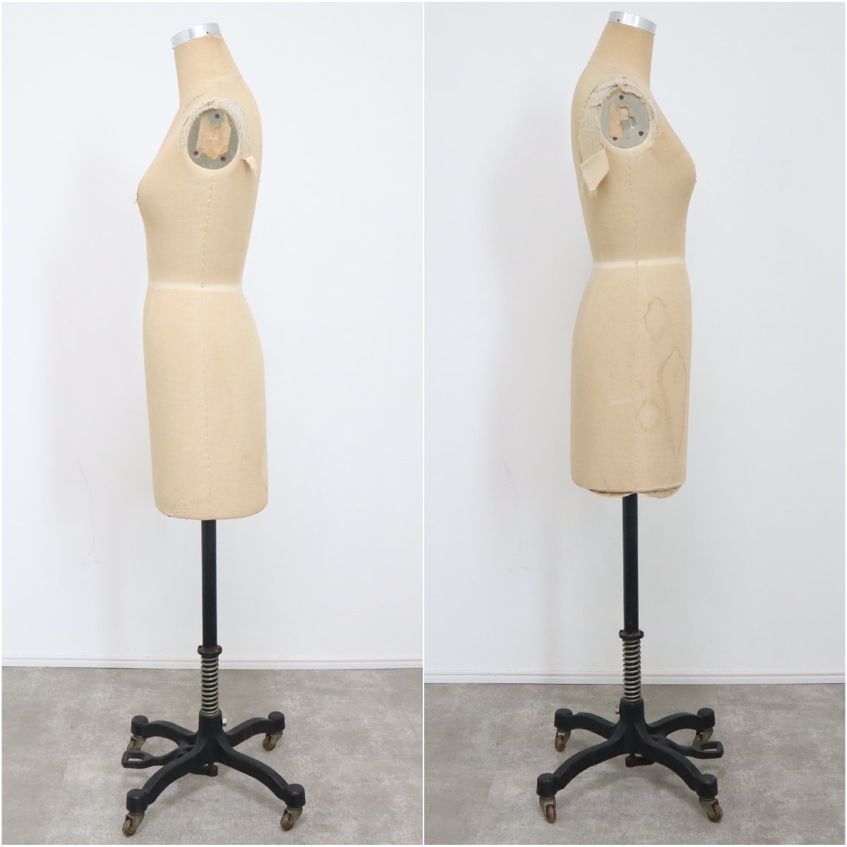 トルソー ヴィンテージ インテリア マネキン FairLady70 鉄脚