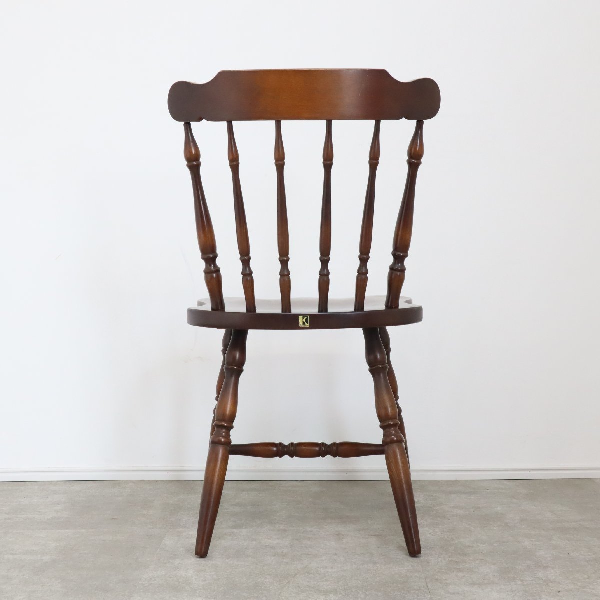 8,526円飛騨産業　キツツキ　ダイニングチェアーＤ　イス　椅子　 木製　再塗済　ＵＳＥＤ