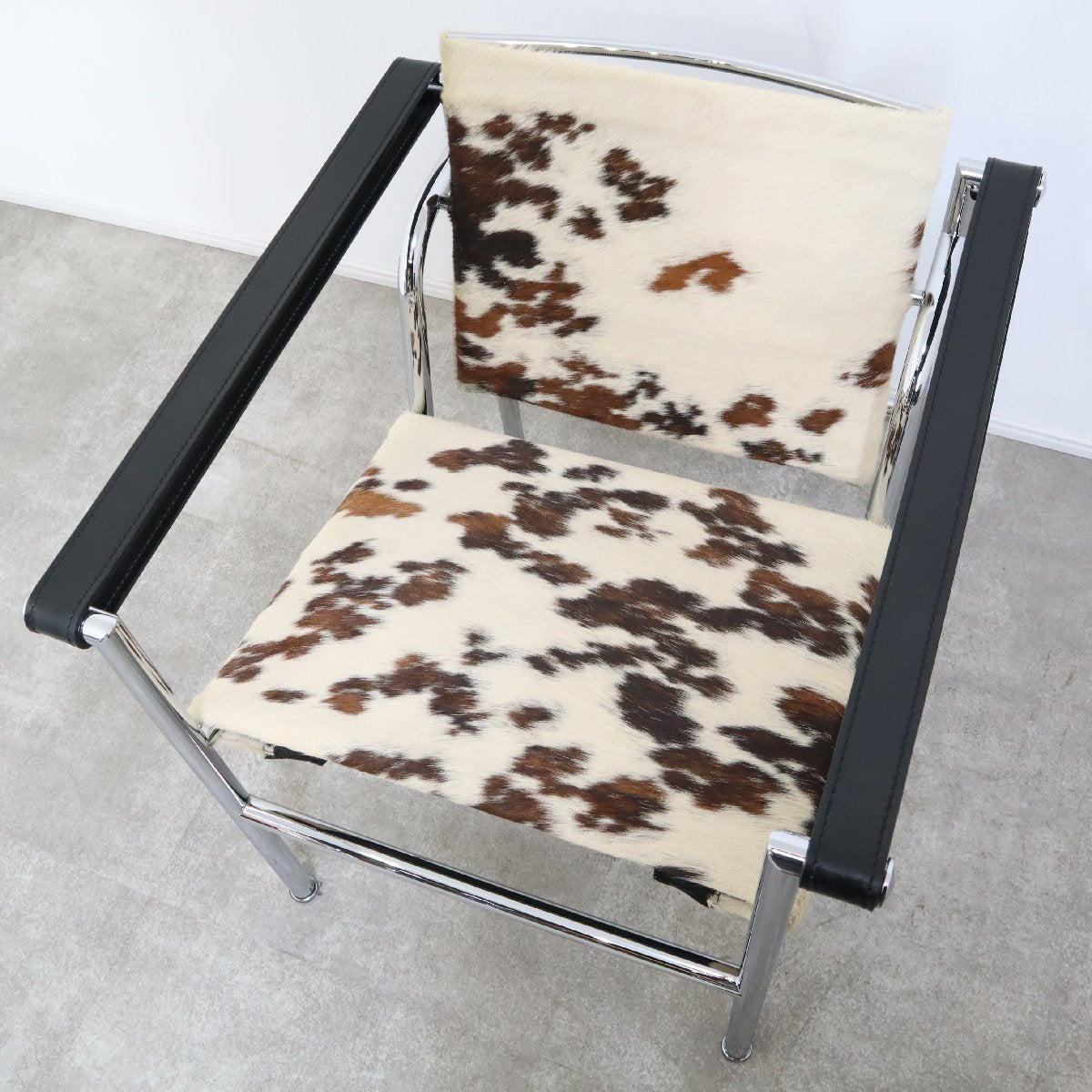 Cassina カッシーナ LC1 スリングチェア ハラコ ル・コルビュジエ 正規品 刻印あり Cassina カッシーナ LC1 スリングチェア ル