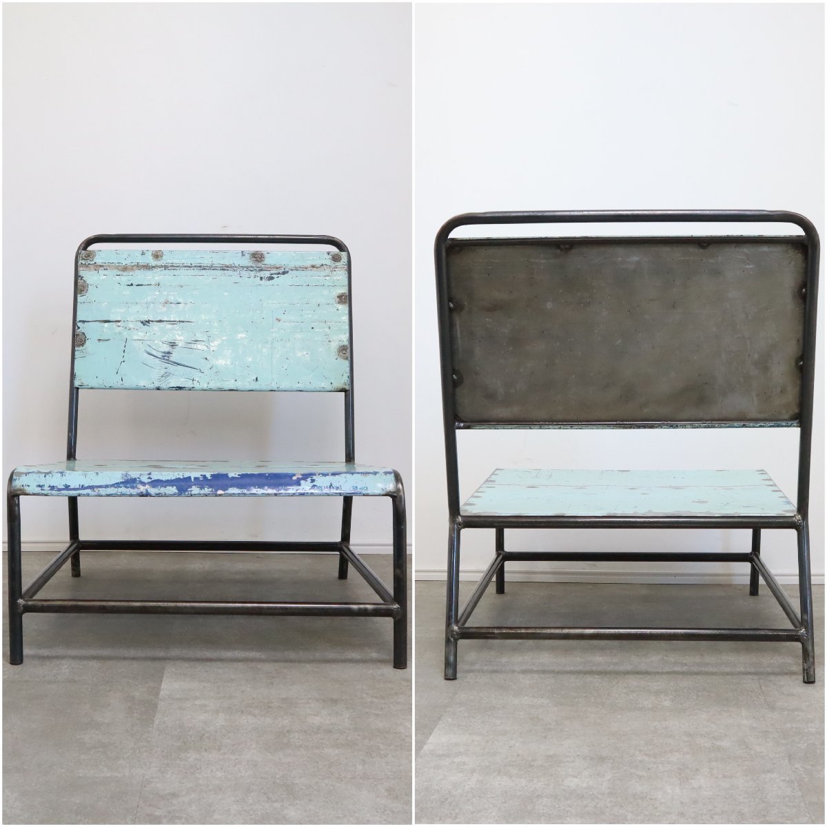 ★週末セール★インダストリアルブランチ【1人掛けソファ（展示品）】アイアン家具 SOFAS / 大阪・堀江・家具屋・ヴィンテージ INDUSTRIALBRANCH®