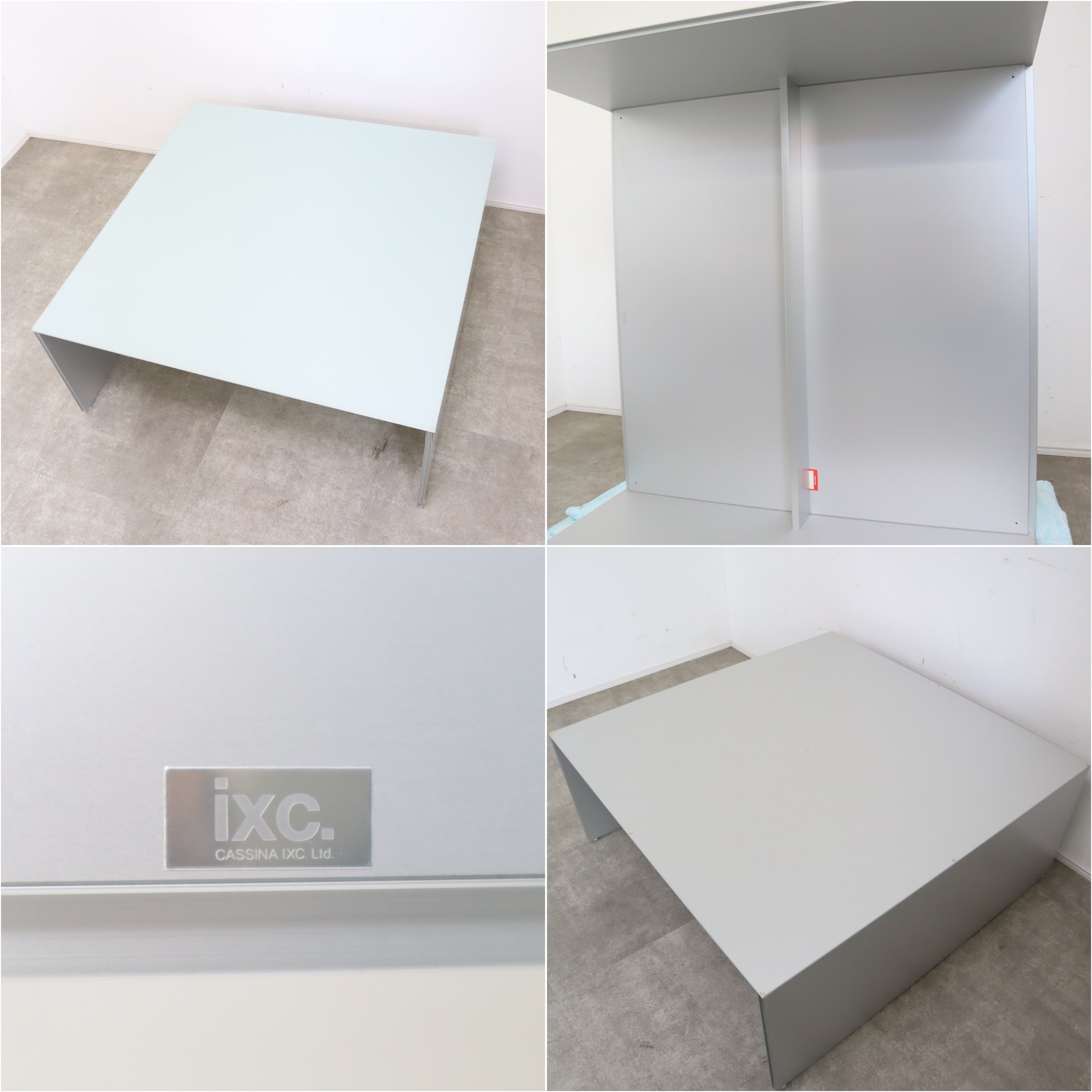 『Cassinaixc』カッシーナイクスシー エアフレーム センターテーブル. 中古】Cassina ixc. AIR FRAME センターローテーブル ガラス天