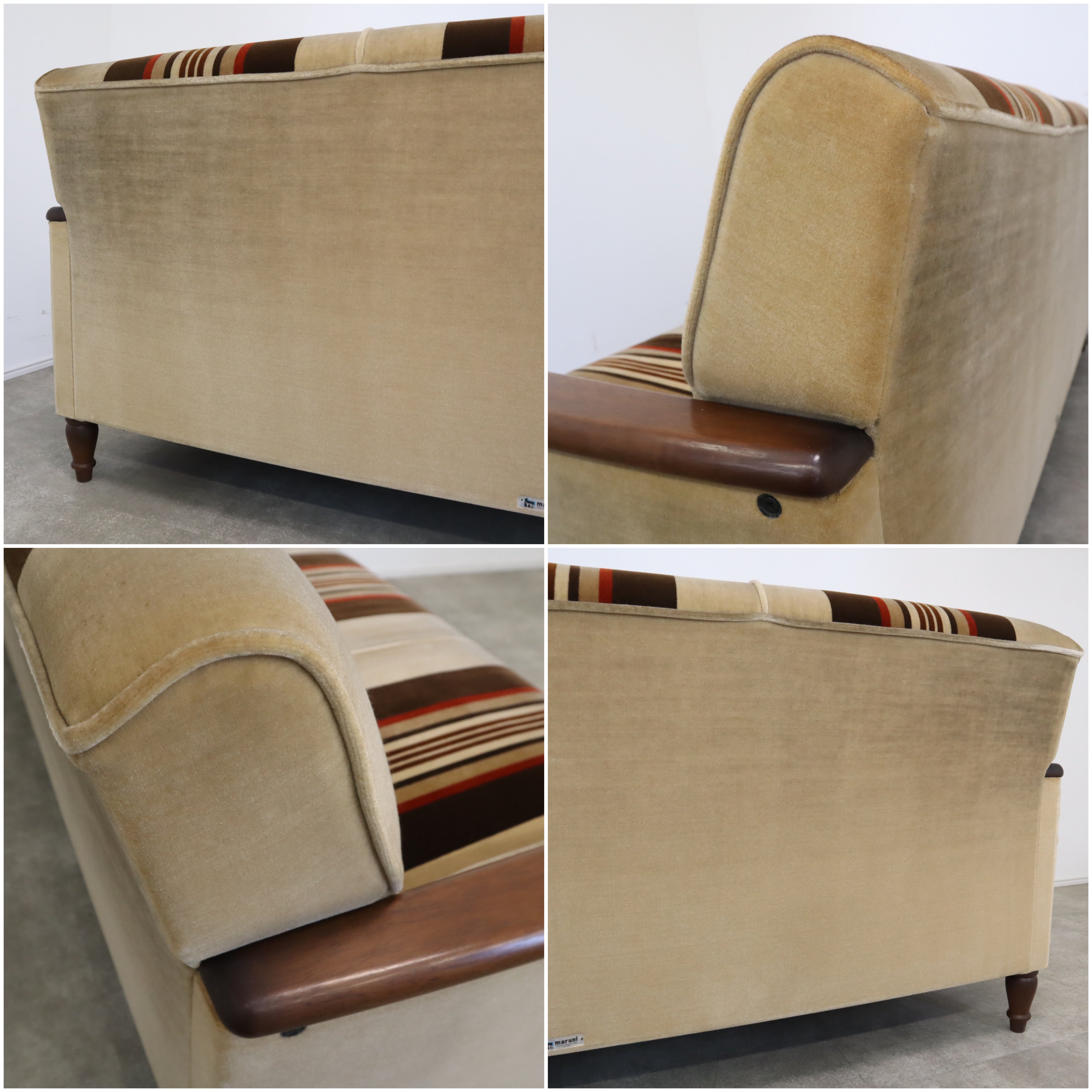 レトロ　maruni マルニ　3Pソファ　3人用　ヴィンテージ　ビンテージ　nZ レトロ maruni マルニ 3Pソファ 3人用 ヴィンテージ ビンテージ nZ