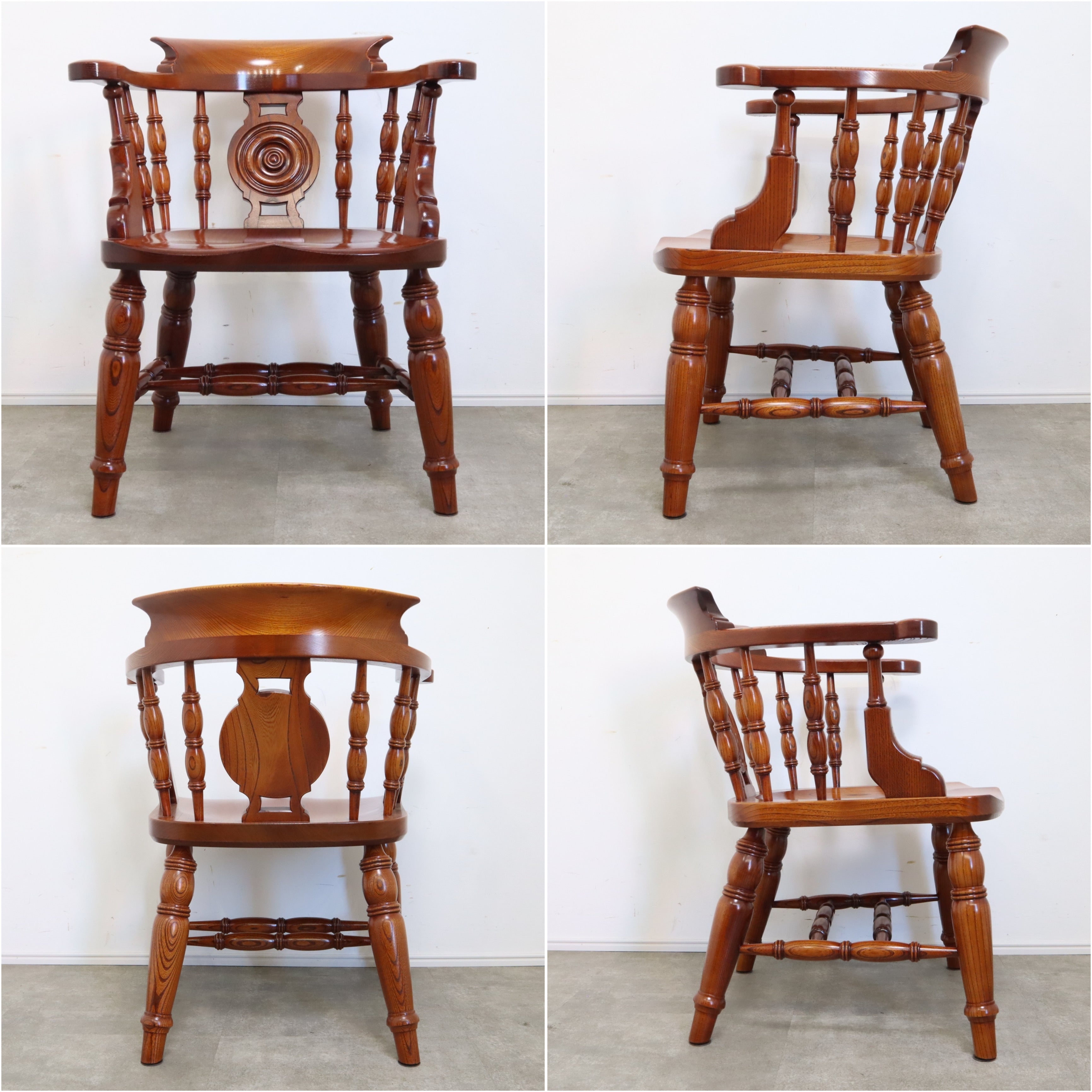 展示品　松本民芸家具　ウィンザーチェア　キャプテンチェア　ダイニングチェア 展示品 松本民芸家具 ウィンザーチェア キャプテンチェア