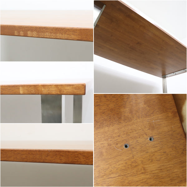 KANADEMONO THE TABLE ダイニングテーブル 幅約180cm ラバーウッド