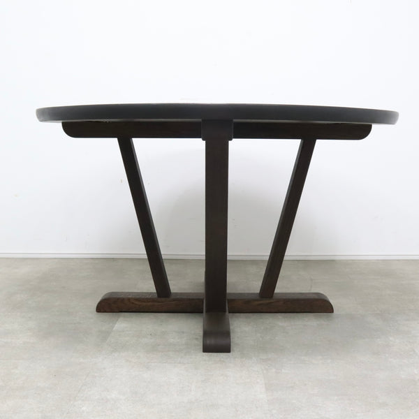 ラウンドテーブル ナラ無垢材 ダイニングテーブル 特注品 直径120cm