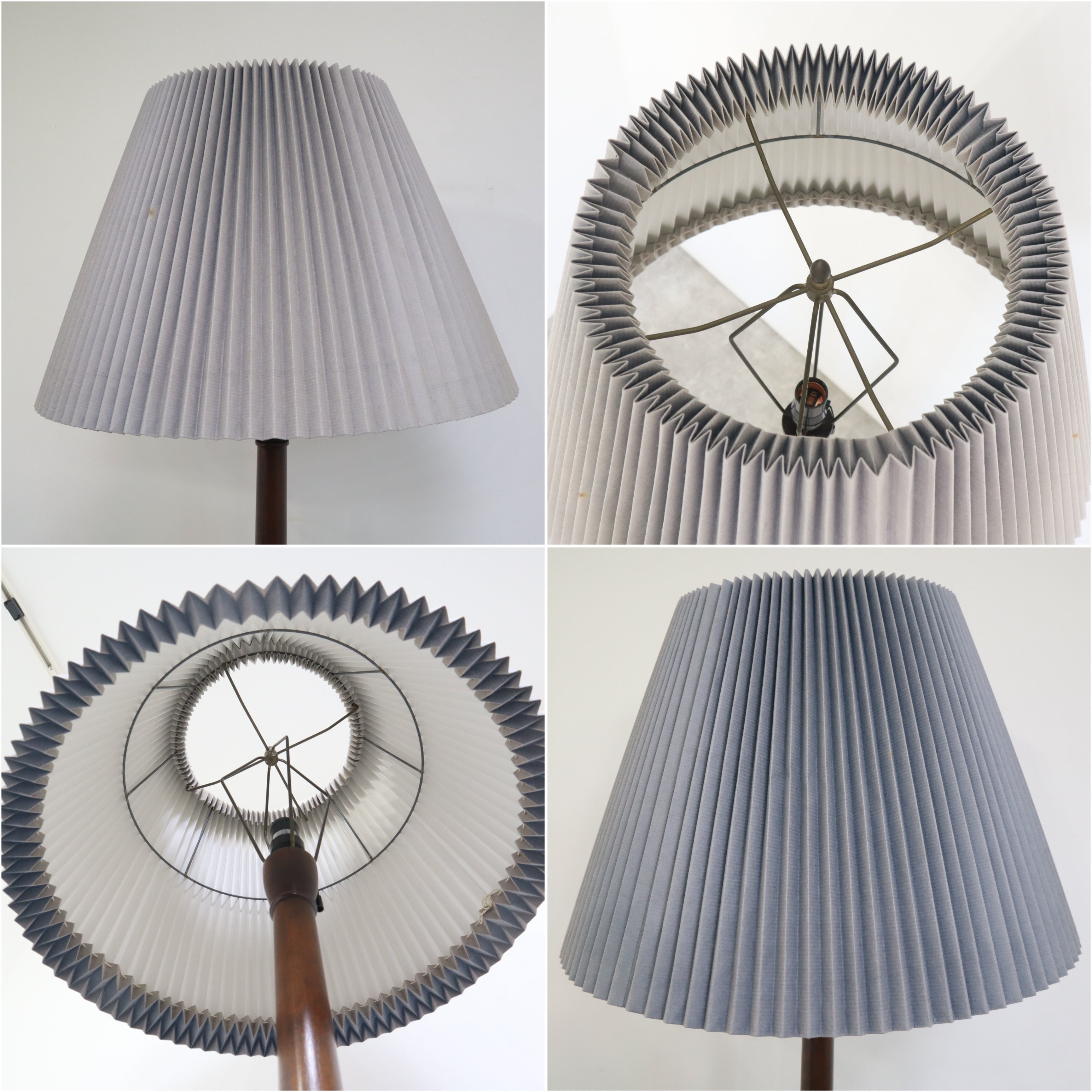 松本民芸家具 A型フロアスタンド（和紙シェード・グレー） – バナル