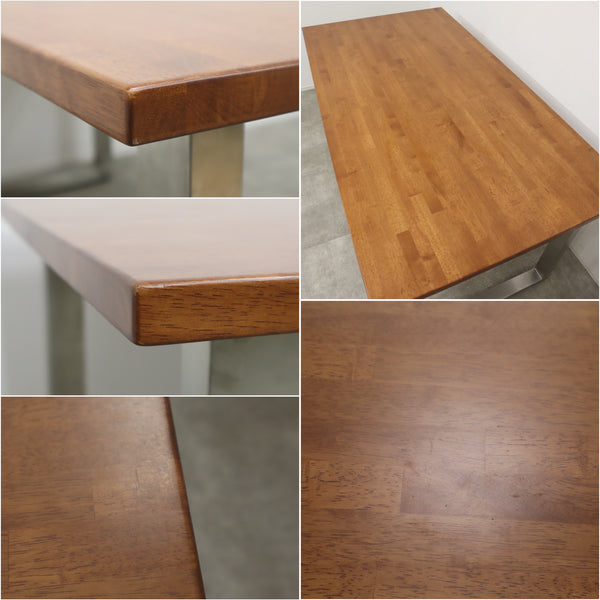 KANADEMONO THE TABLE ダイニングテーブル 幅約180cm ラバーウッド
