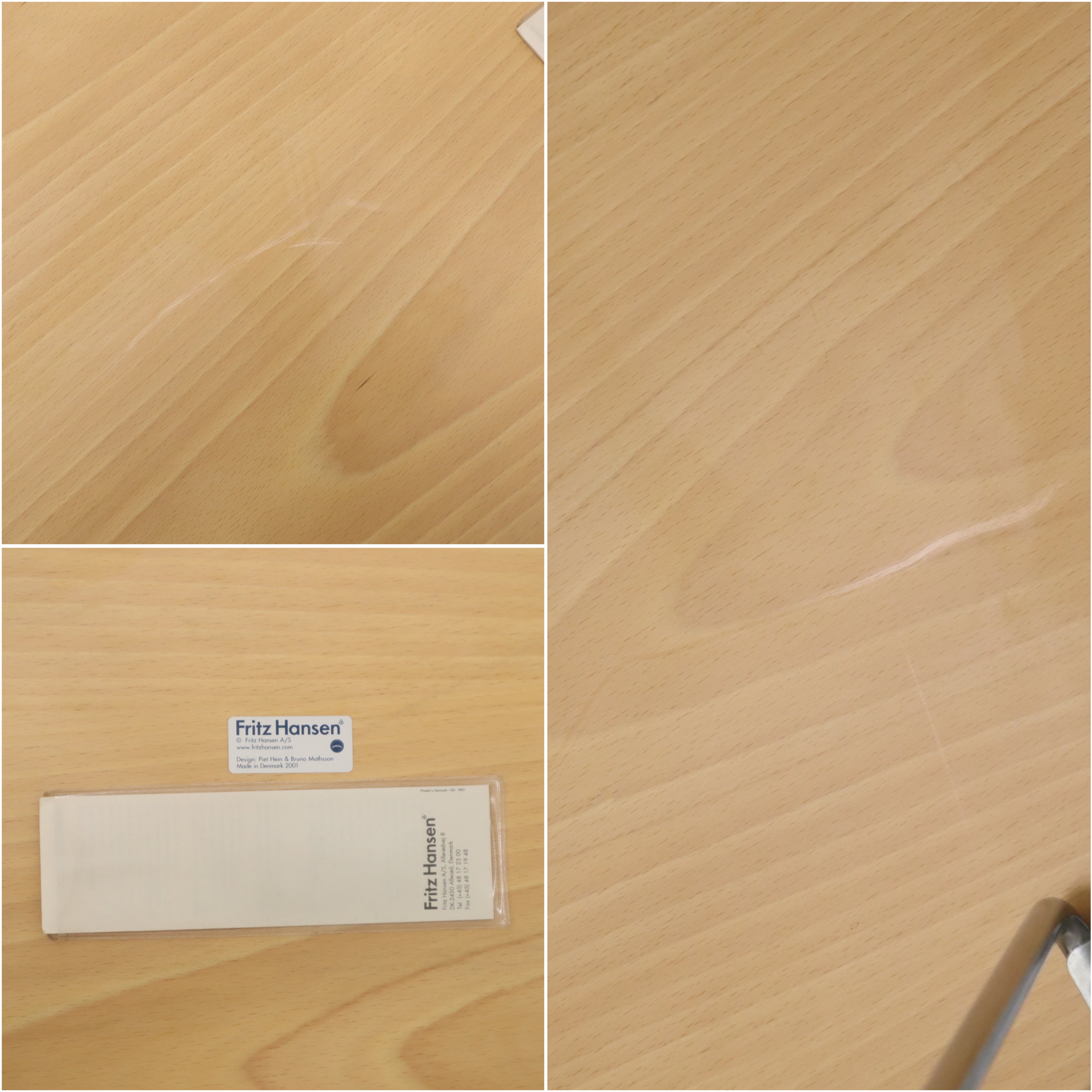 Fritz Hansen フリッツハンセン ダイニングテーブル Bテーブル