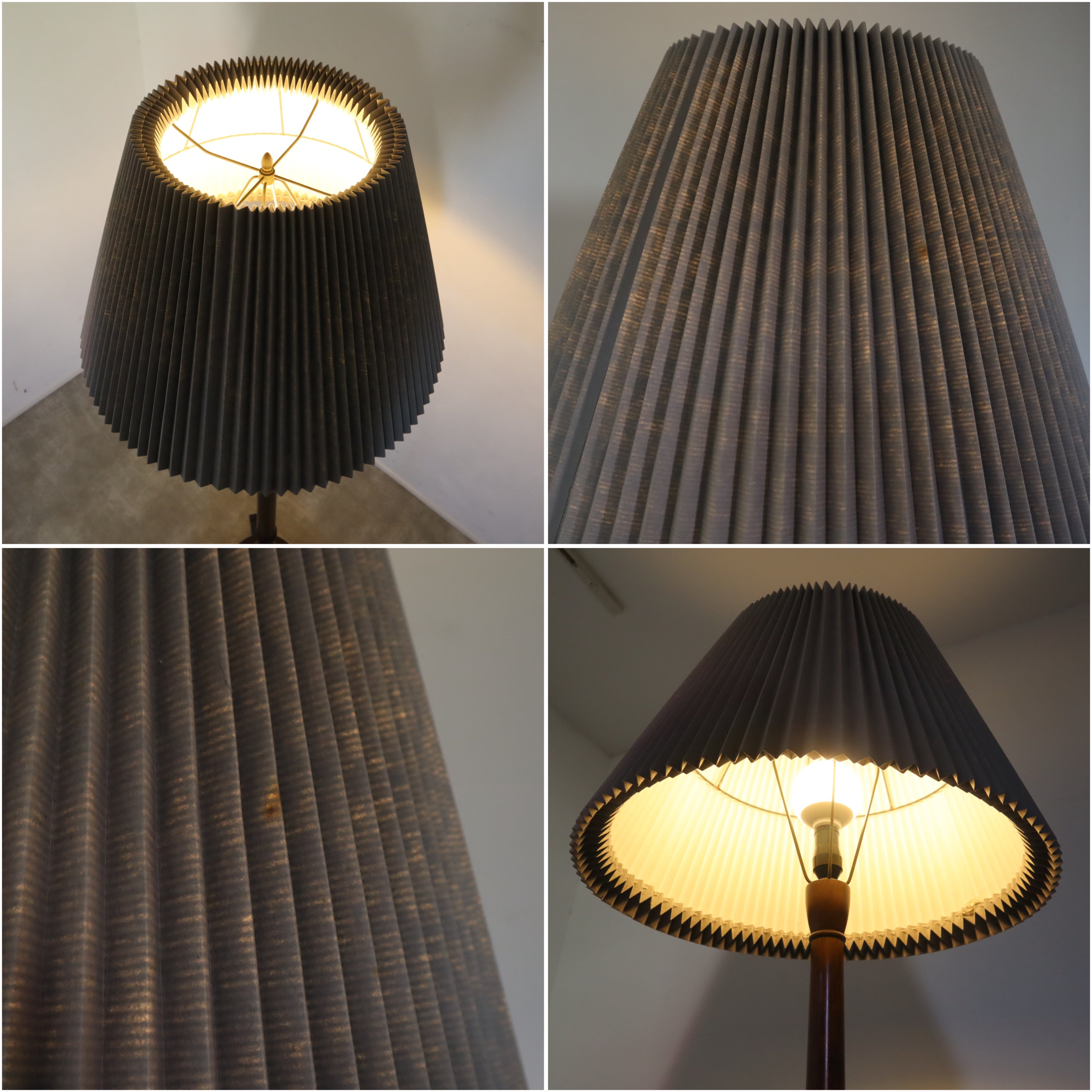 松本民芸家具　　廃盤品　激レア　フロアスタンドライト 松本民芸家具 A型フロアスタンド（和紙シェード・オレンジ新品