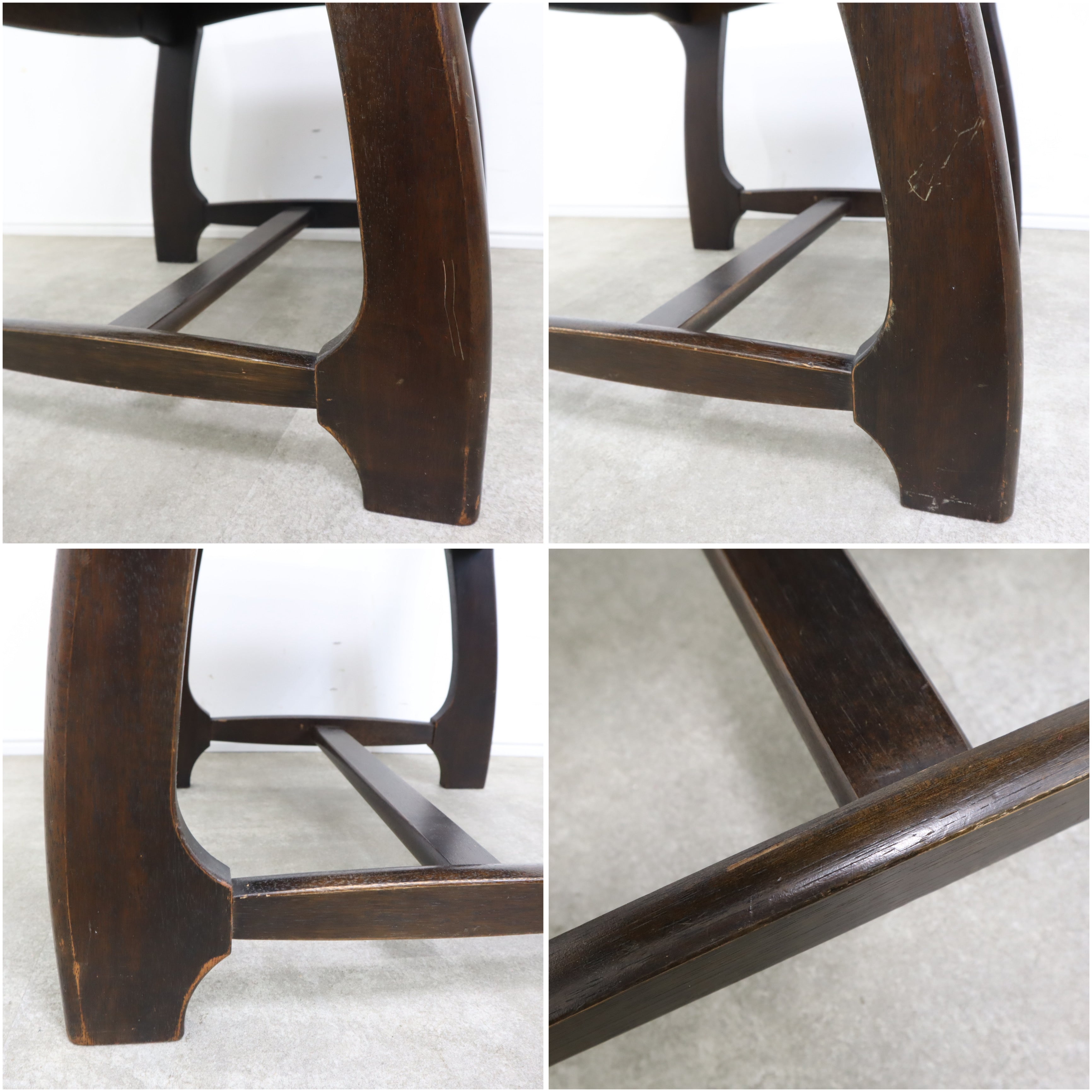 オールドカリモク ダイニングチェア 座面張替済 No.4 – バナル