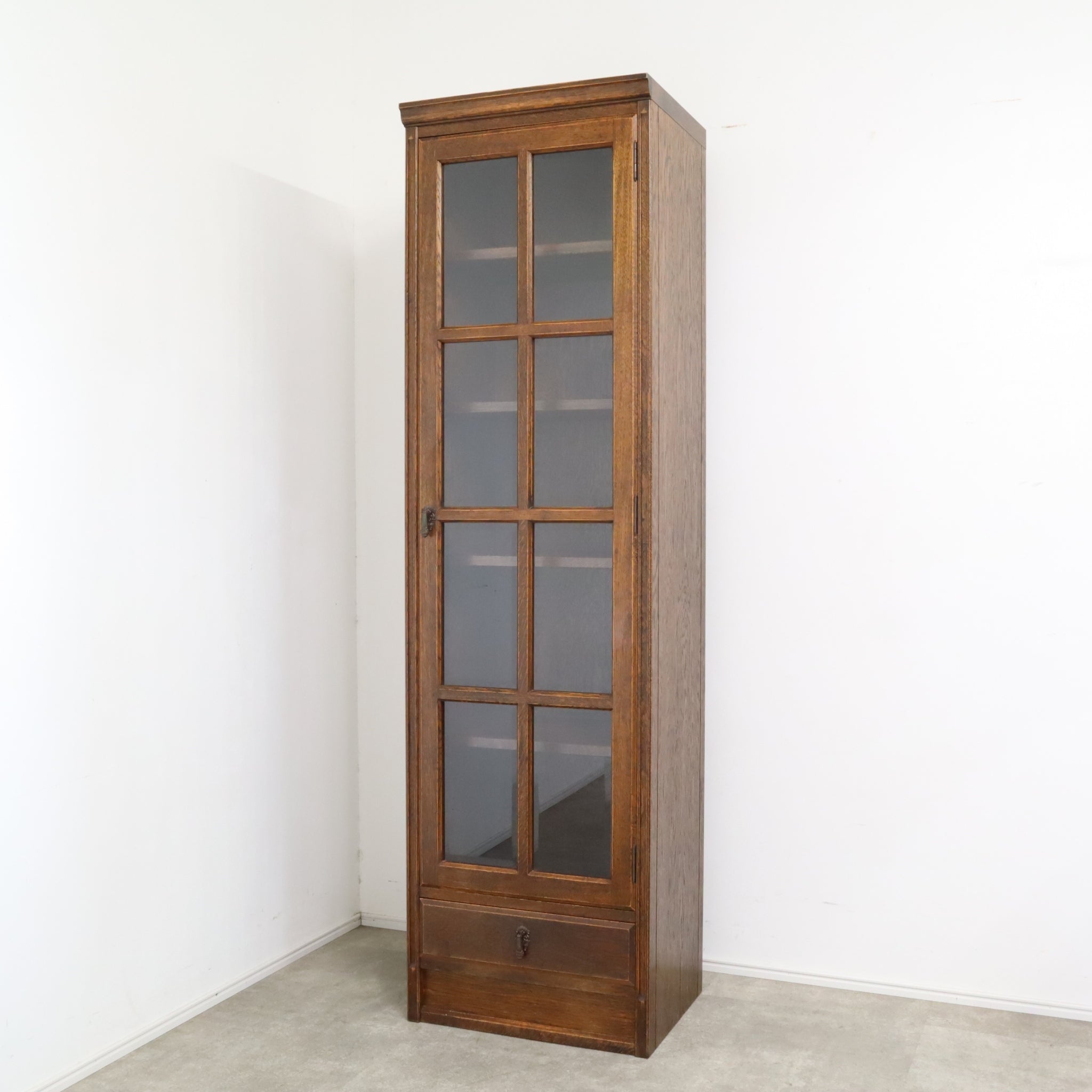 □ioy0740□三越家具 ブルージュ サイドボード ガラスキャビネット