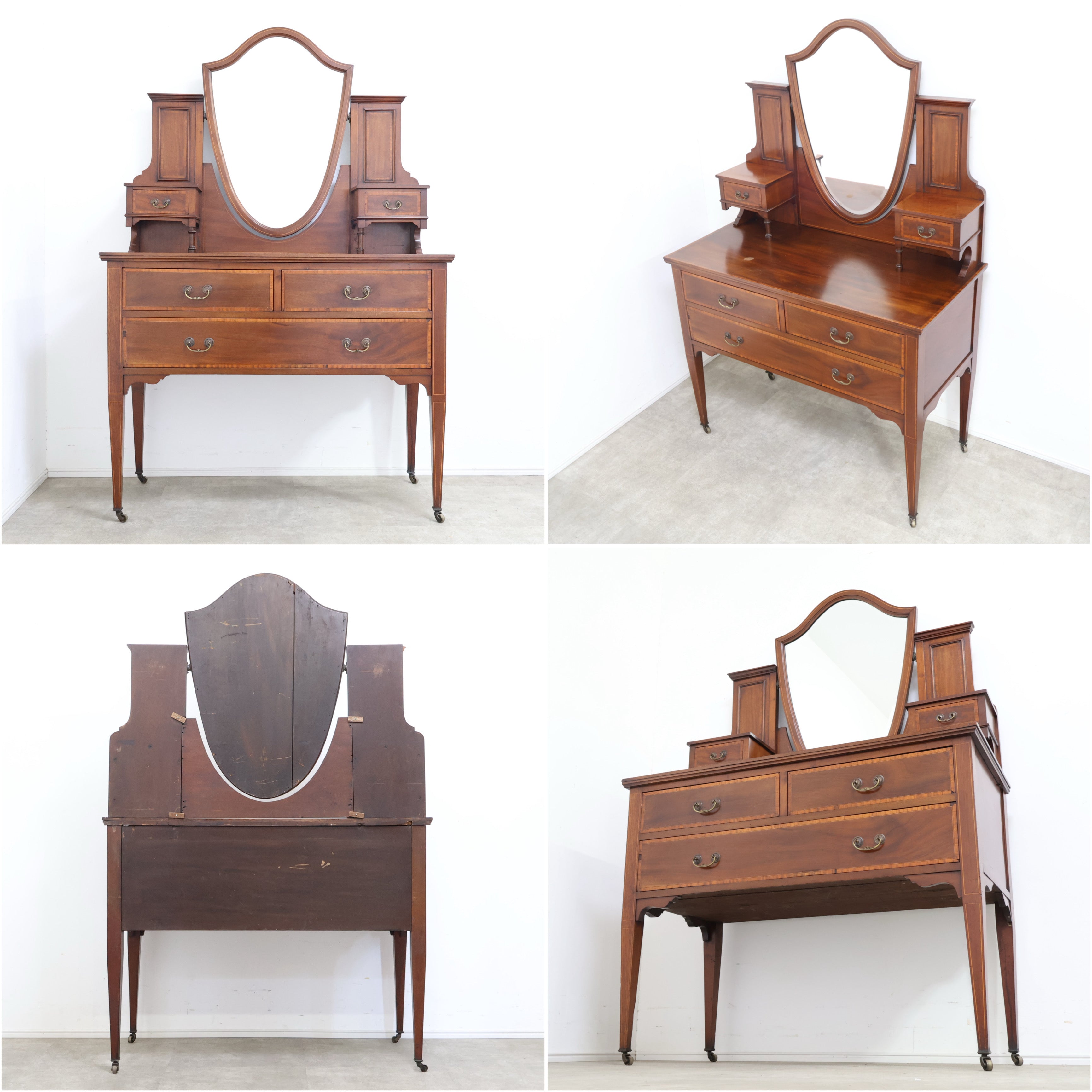 アンティーク 家具 ドレッシングチェスト 1910年頃 イギリス 英国 113A アンティーク 家具 ドレッシングチェスト 1910年頃 イギリス 英国 113A