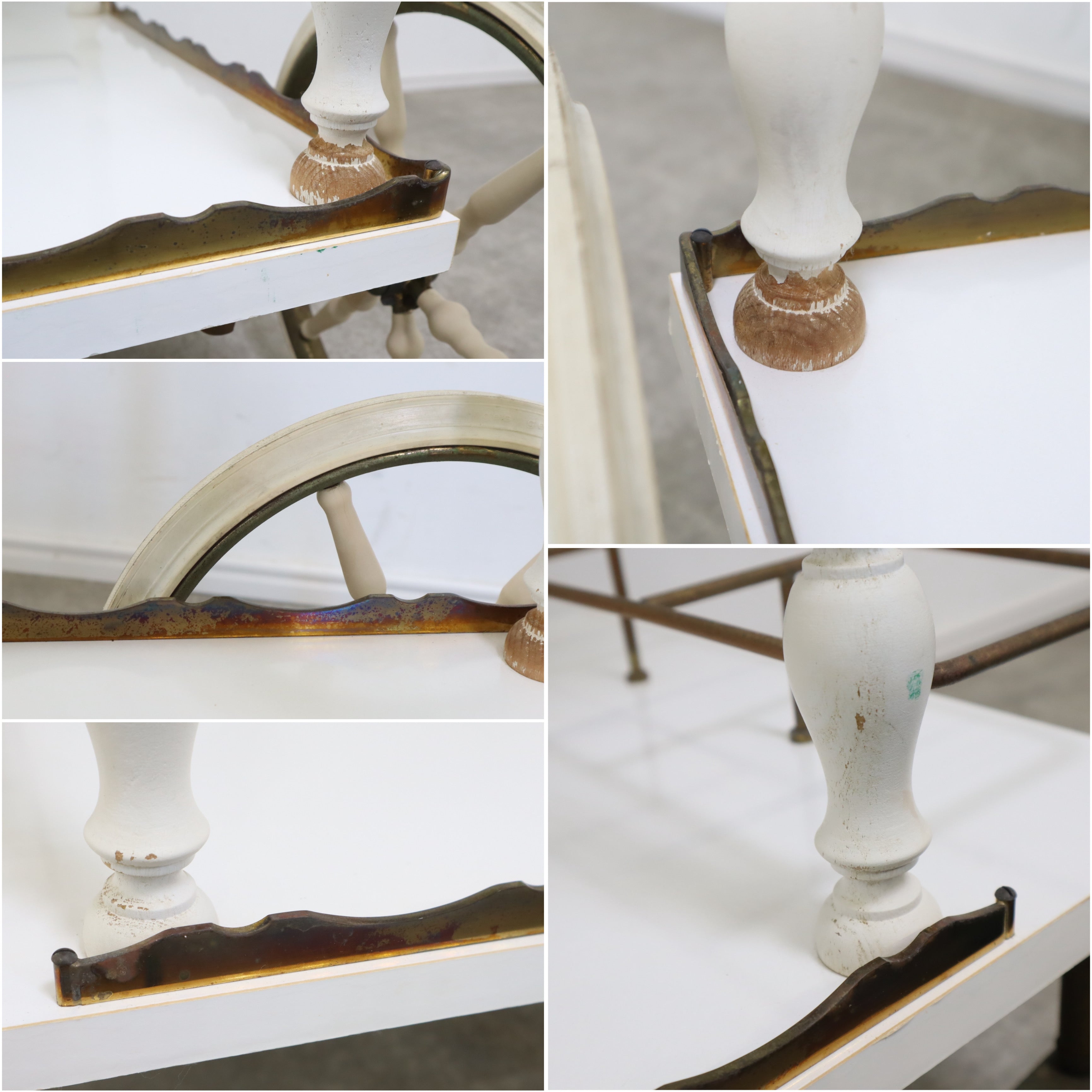 シャビーなアンティーク調キッチンワゴン – バナルオンラインショップ