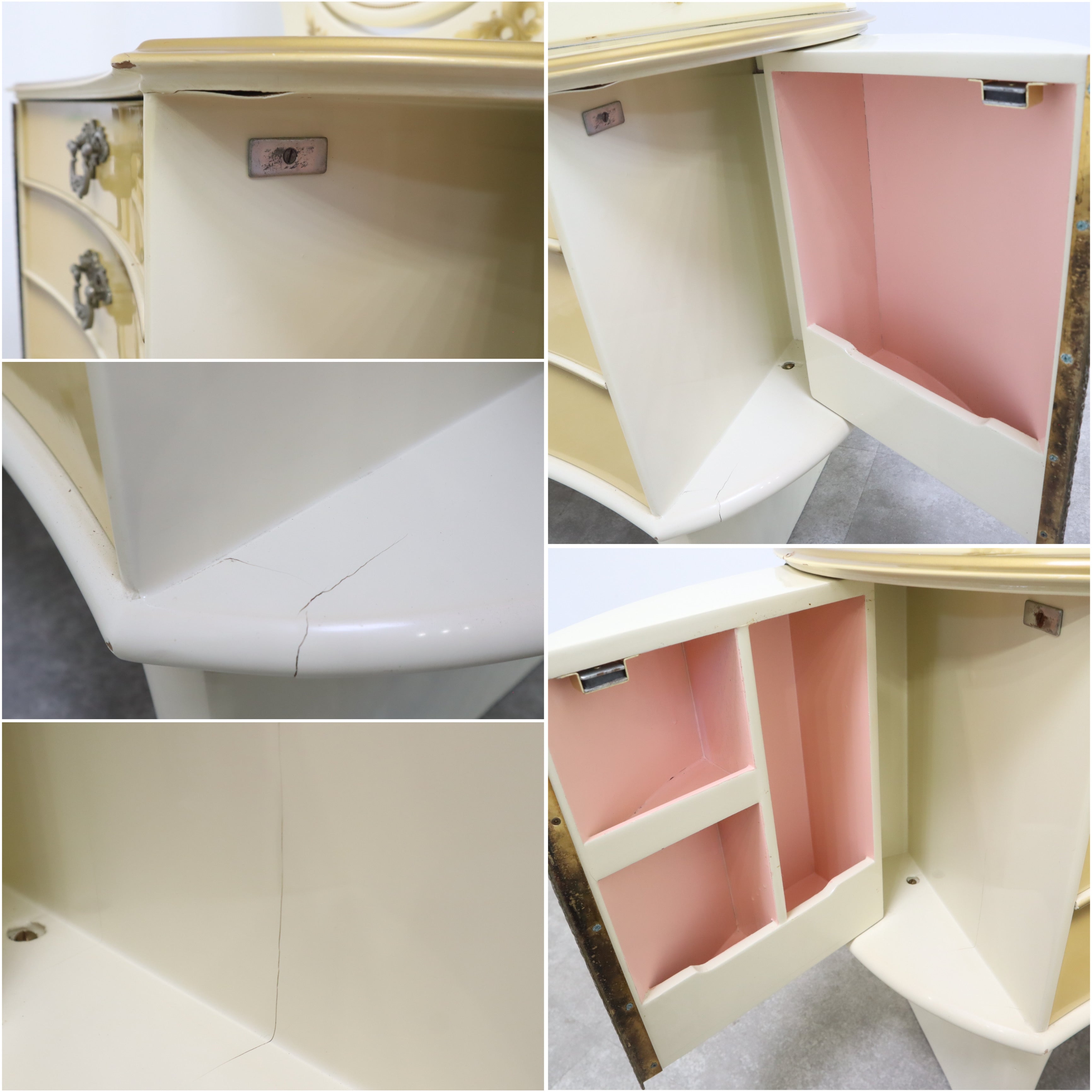 FRANCE MIRROR社製 ドレッサー・ミラー　昭和レトロ　アンティーク FRANCE MIRROR社製 ドレッサー・ミラー 昭和レトロ ヴィンテージ