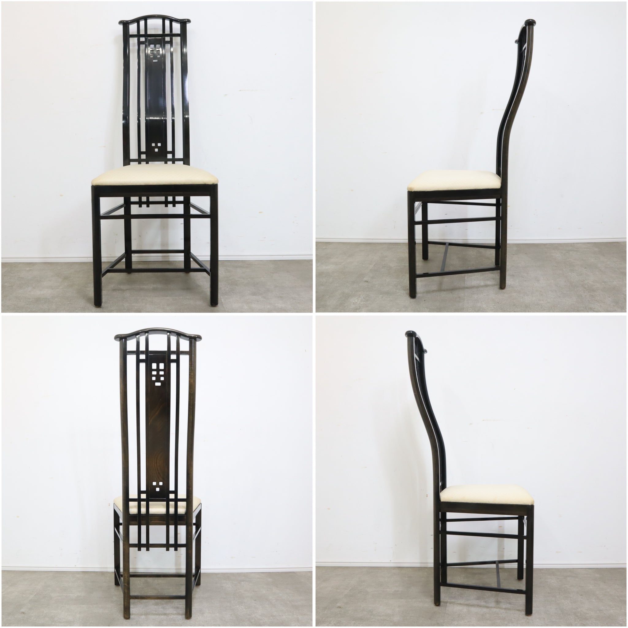 GIORGETTI ジョルジェッティ ダイニングチェア イタリア ハイバック No  