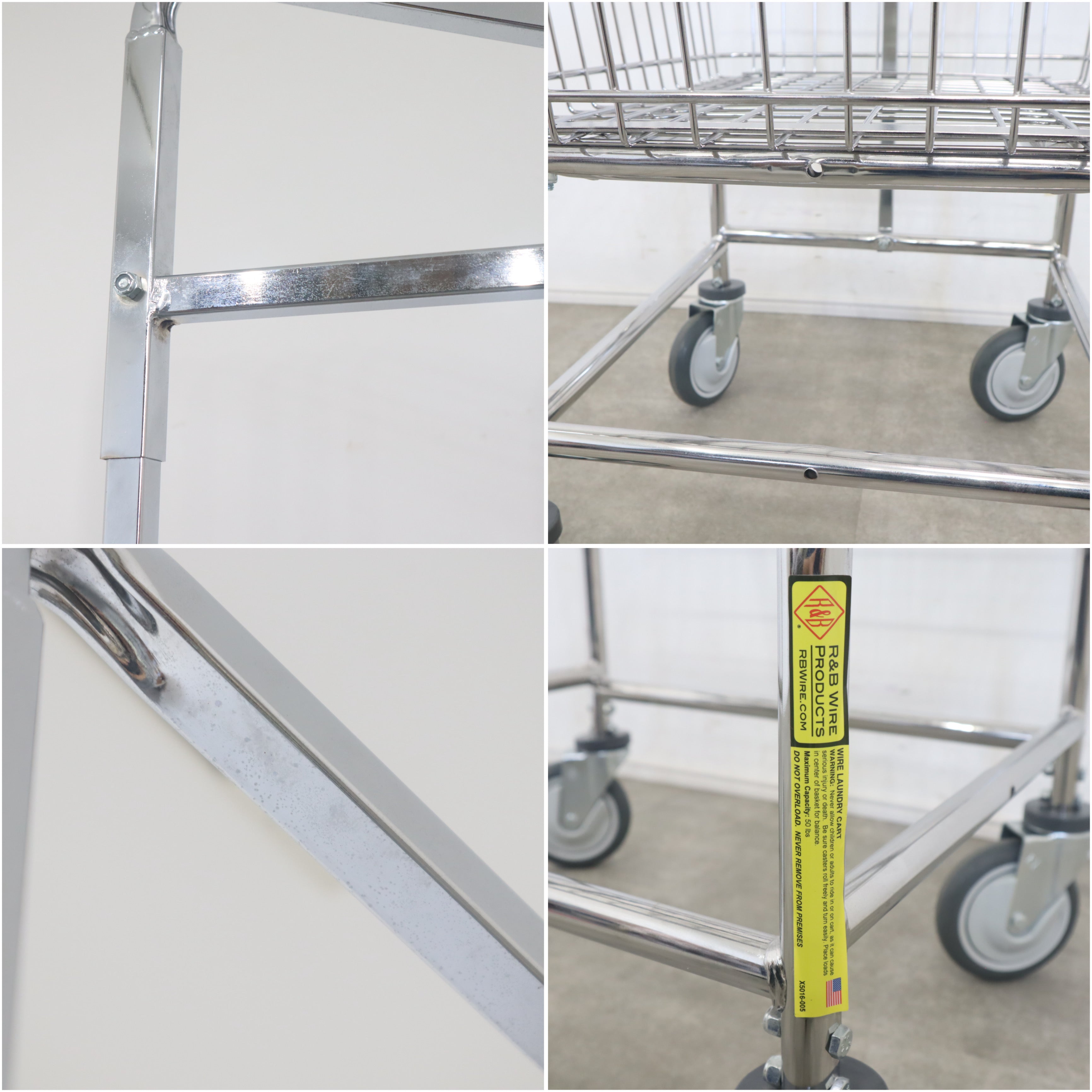 R＆B Wire Products USA LAUNDRY CART ランドリーカート・ハンガー