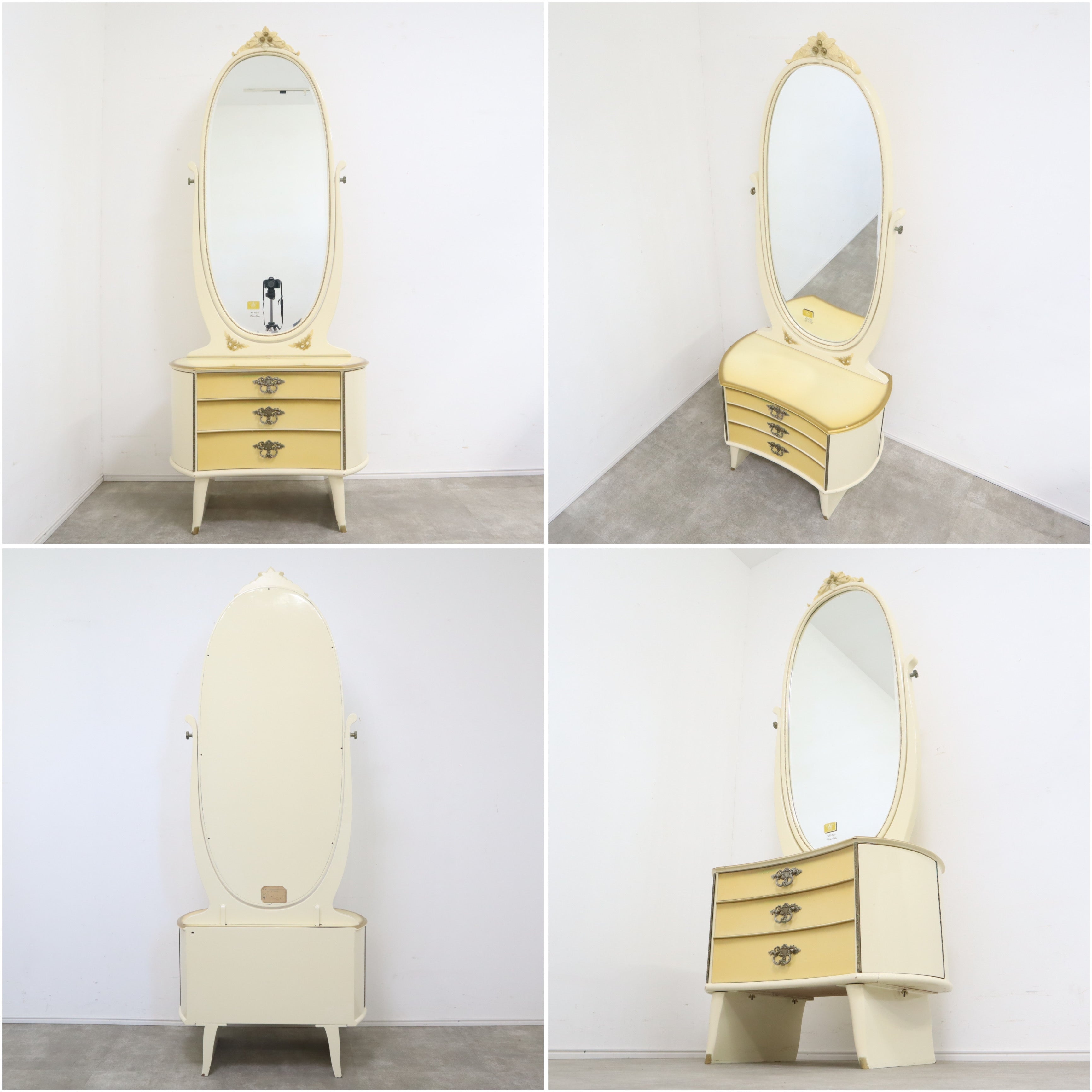 Keiさま専用　 ロココ調　ドレッサー　鏡台　France Mirror 希少 フランスミラー France Mirror ロココ 調 ドレッサー