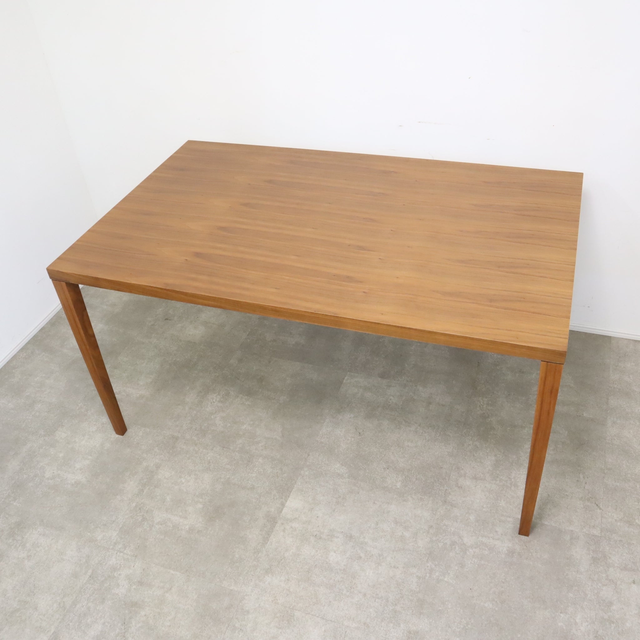 美品】ACTUS ダイニングテーブル FB オーク ウレタン仕上げ ナチュラル