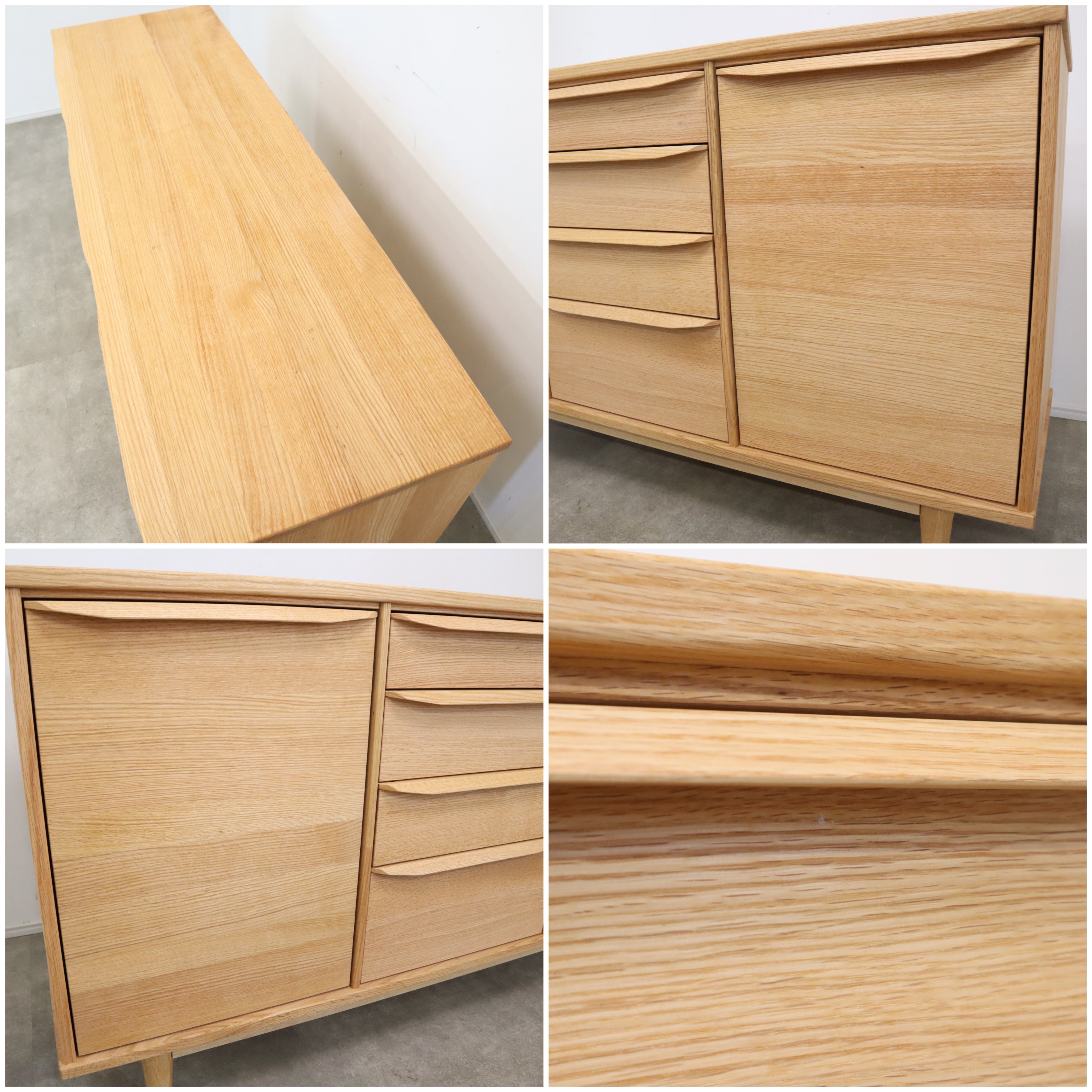 モモナチュラル　VENT SIDE BOARD 150HI CL チェスト モモナチュラル VENT SIDE BOARD 150HI CL チェスト MOMO