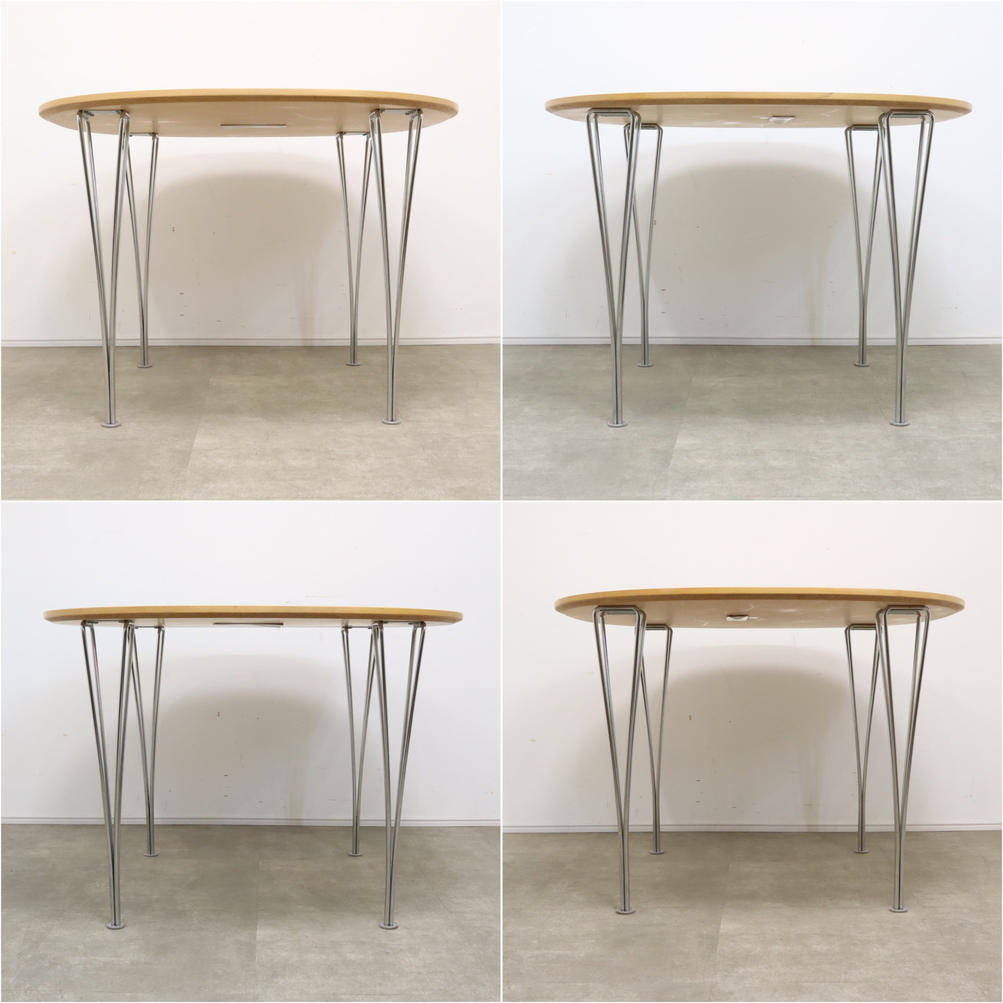 FRITZ HANSEN スーパー円テーブル vintage/2001年製 FRITZ HANSEN スーパー円テーブル vintage/2001年製 FRITZ
