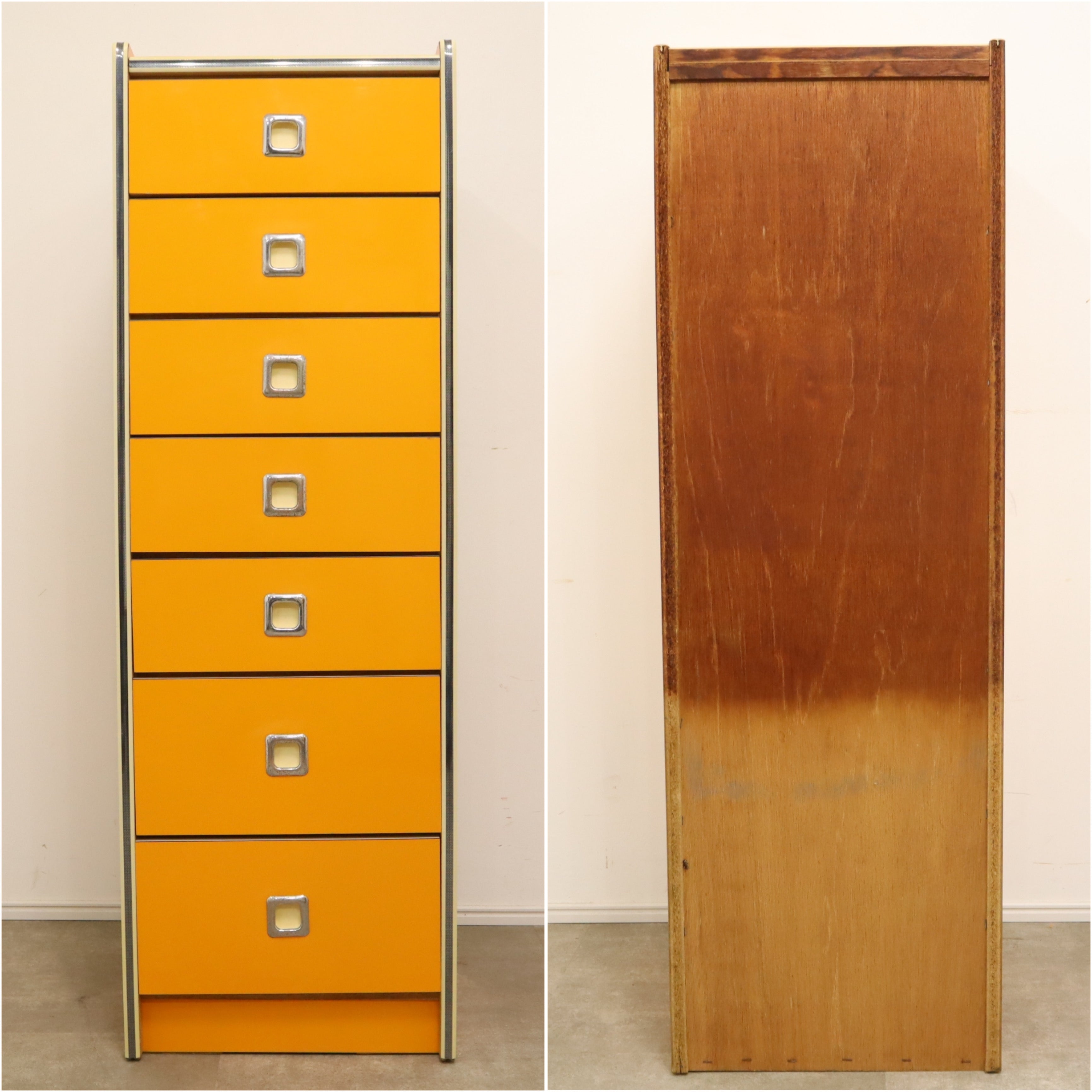 レトロポップチェスト・タンス オレンジ – バナルオンライン