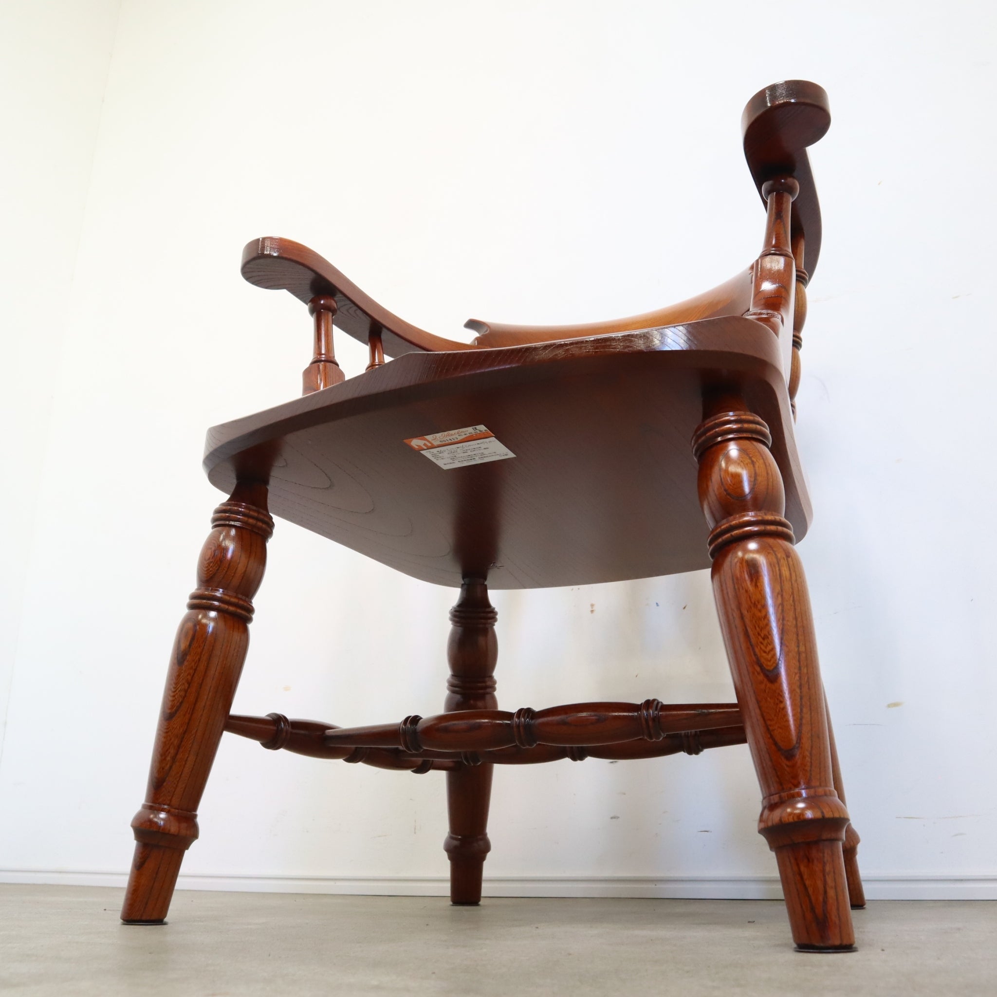 松本民芸家具 大キャプテンチェア（欅・本漆塗り） – バナルオンライン