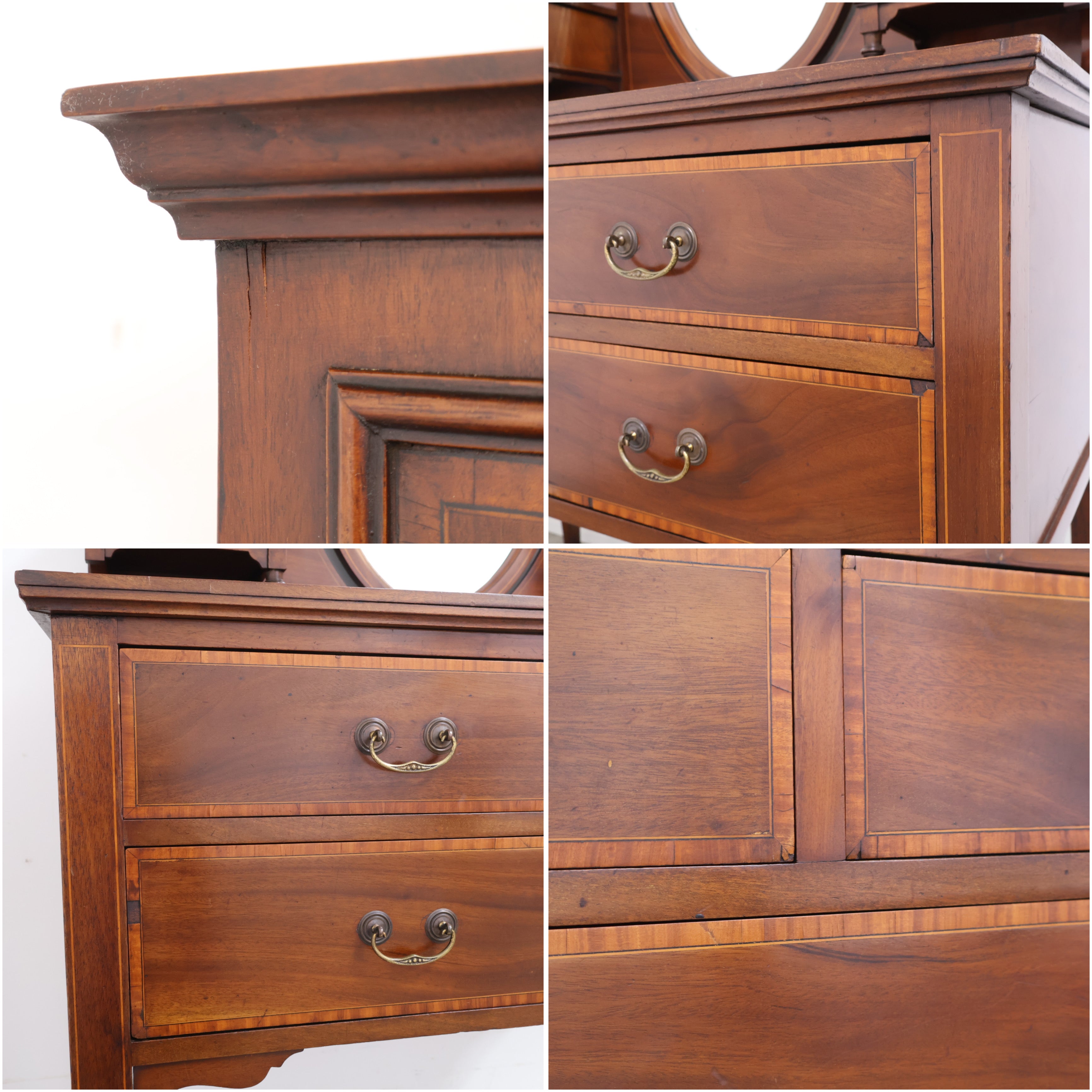 ①アンティークドレッシングチェストのチェスト アンティーク ドレッシングチェスト