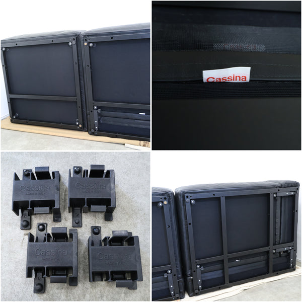 展示品 美品 cassina カッシーナ MEX CUBE 271 16/51/83 3人掛けソファ 3P
